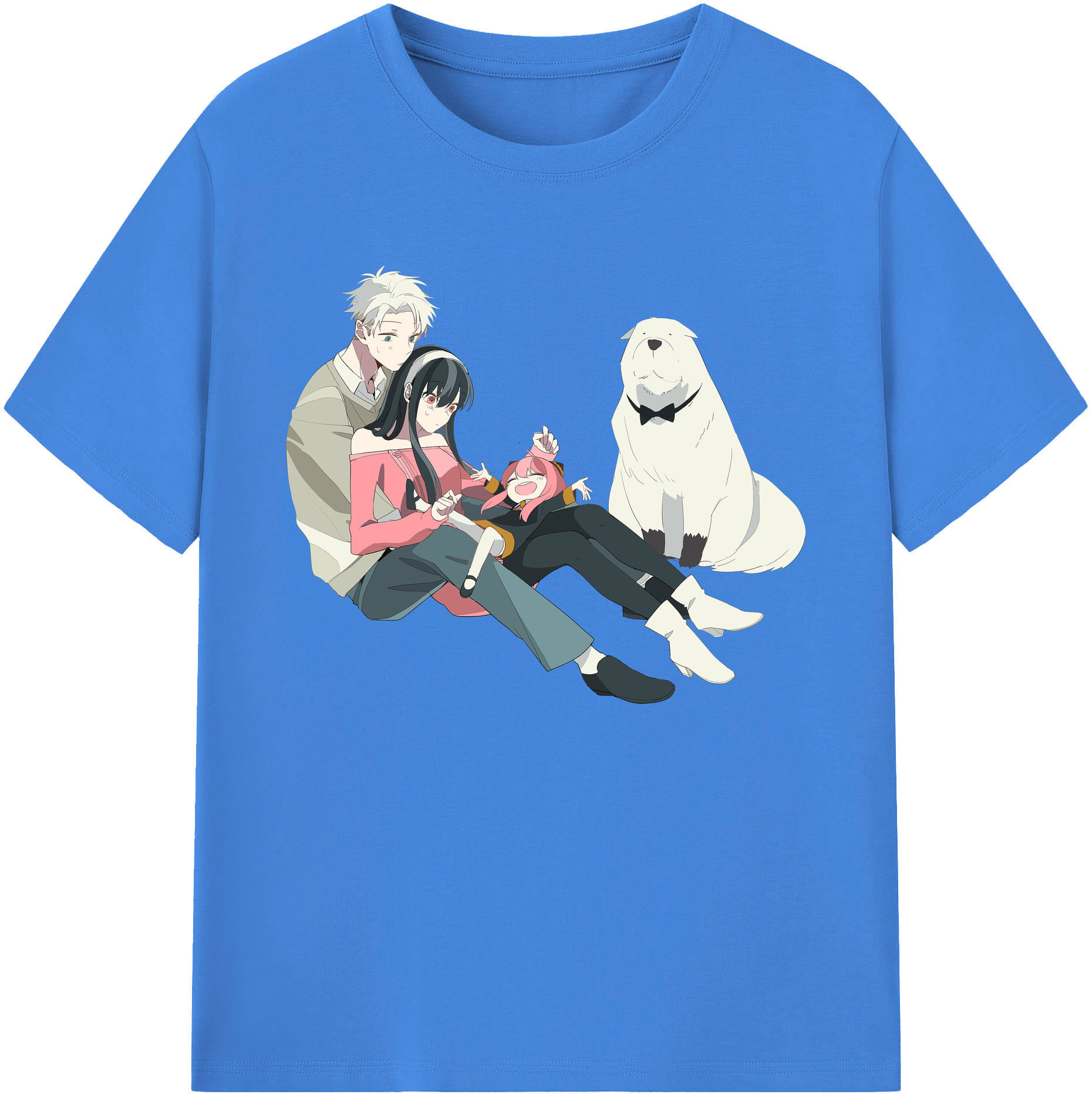 （画像用） SPY×FAMILY间谍家家酒 綿100％ メンズ半袖Tシャツ｜肌触りやわらか＆通気性