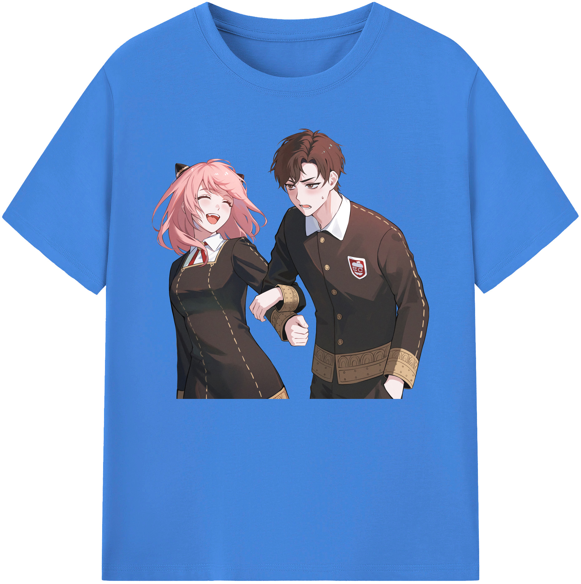 （画像用） SPY×FAMILY间谍家家酒 綿100％ メンズ半袖Tシャツ｜肌触りやわらか＆通気性