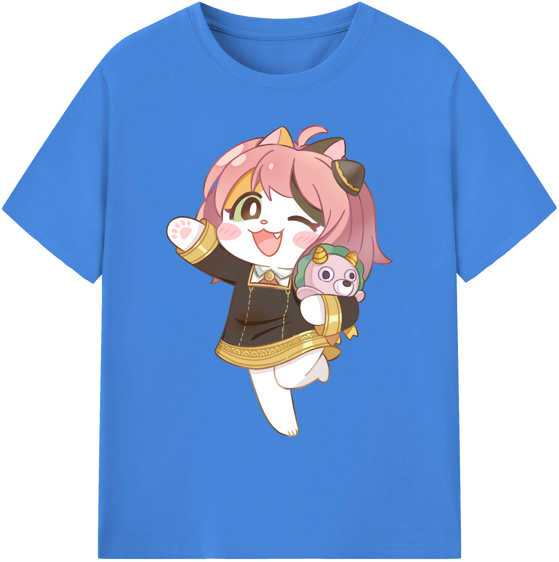 （画像用） SPY×FAMILY间谍家家酒 綿100％ メンズ半袖Tシャツ｜肌触りやわらか＆通気性