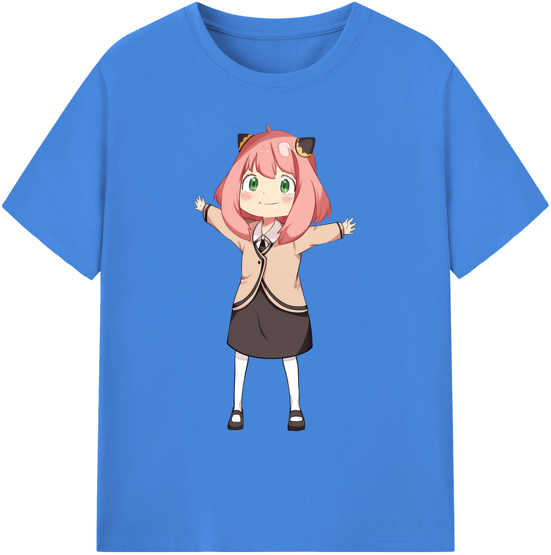 （画像用） SPY×FAMILY间谍家家酒 綿100％ メンズ半袖Tシャツ｜肌触りやわらか＆通気性
