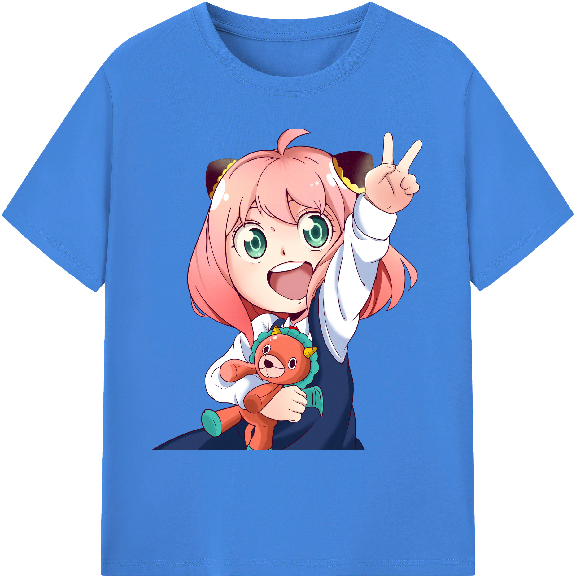 （画像用） SPY×FAMILY间谍家家酒 綿100％ メンズ半袖Tシャツ｜肌触りやわらか＆通気性