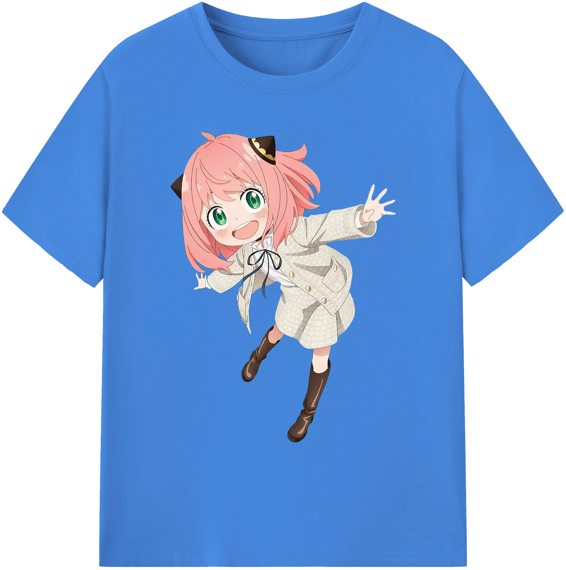 （画像用） SPY×FAMILY间谍家家酒 綿100％ メンズ半袖Tシャツ｜肌触りやわらか＆通気性