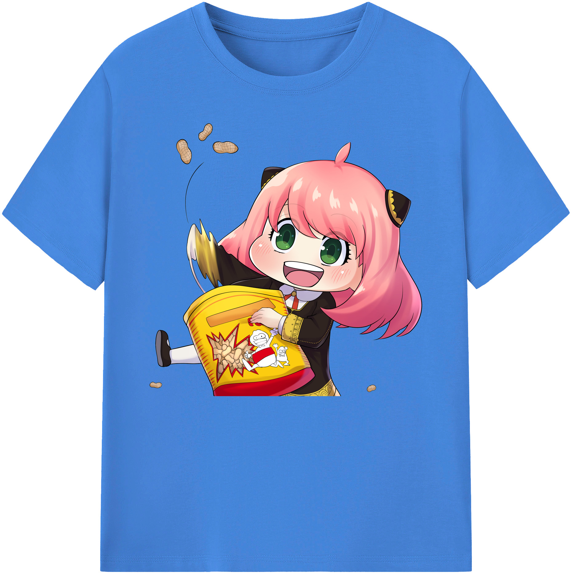 （画像用） SPY×FAMILY间谍家家酒 綿100％ メンズ半袖Tシャツ｜肌触りやわらか＆通気性