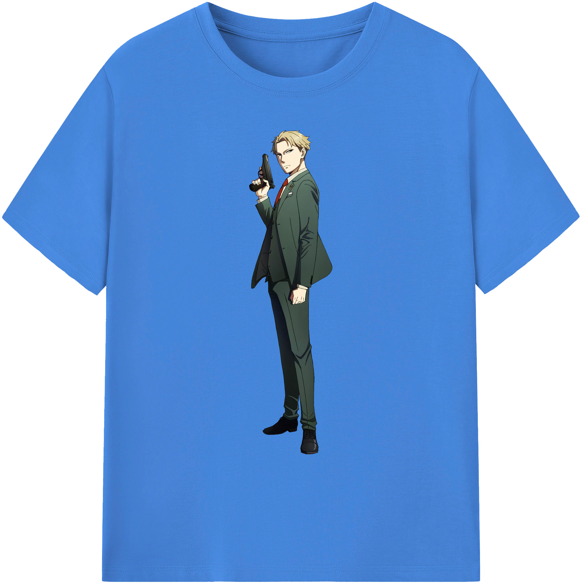 （画像用） SPY×FAMILY间谍家家酒 綿100％ メンズ半袖Tシャツ｜肌触りやわらか＆通気性