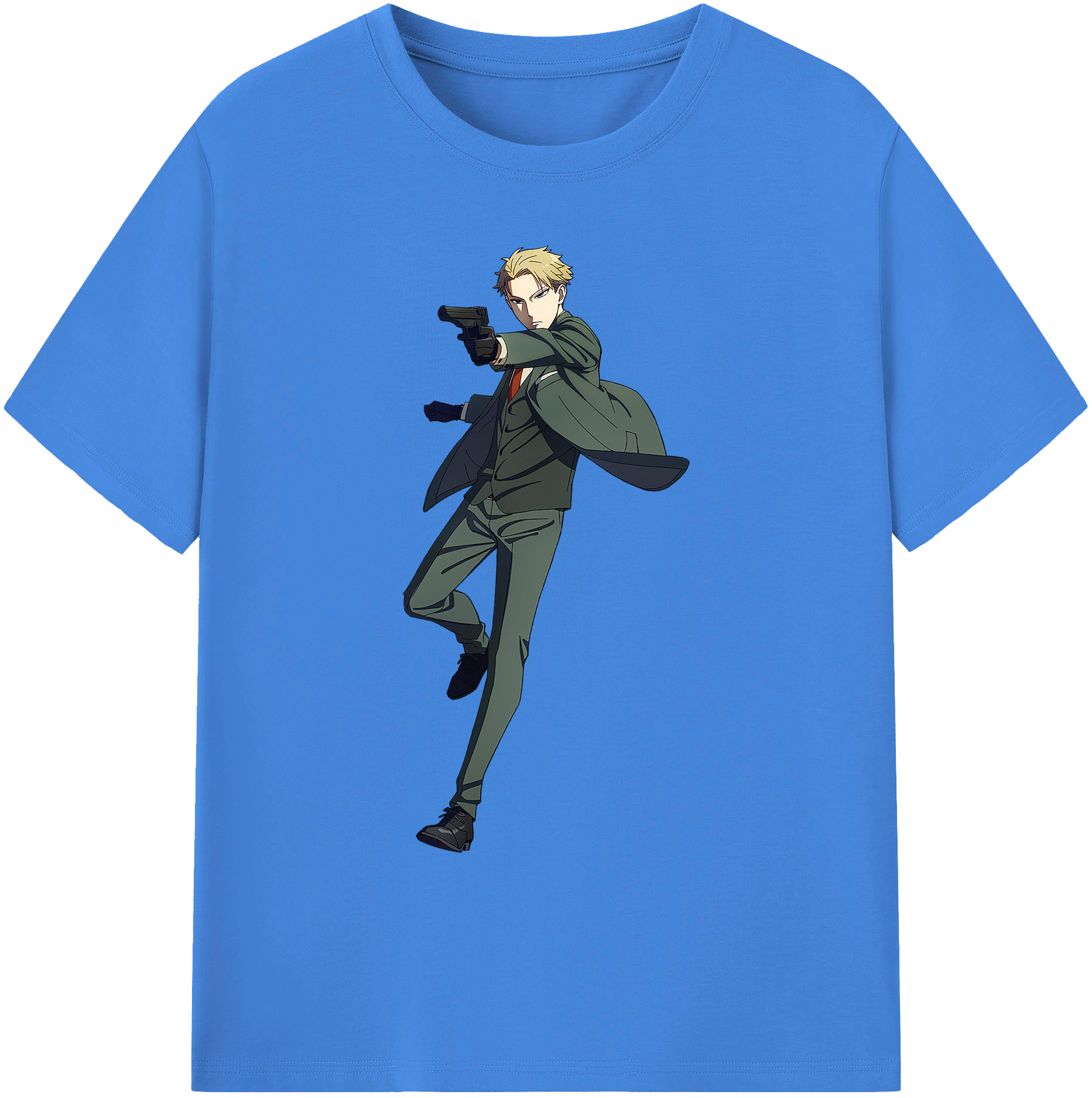 （画像用） SPY×FAMILY间谍家家酒 綿100％ メンズ半袖Tシャツ｜肌触りやわらか＆通気性