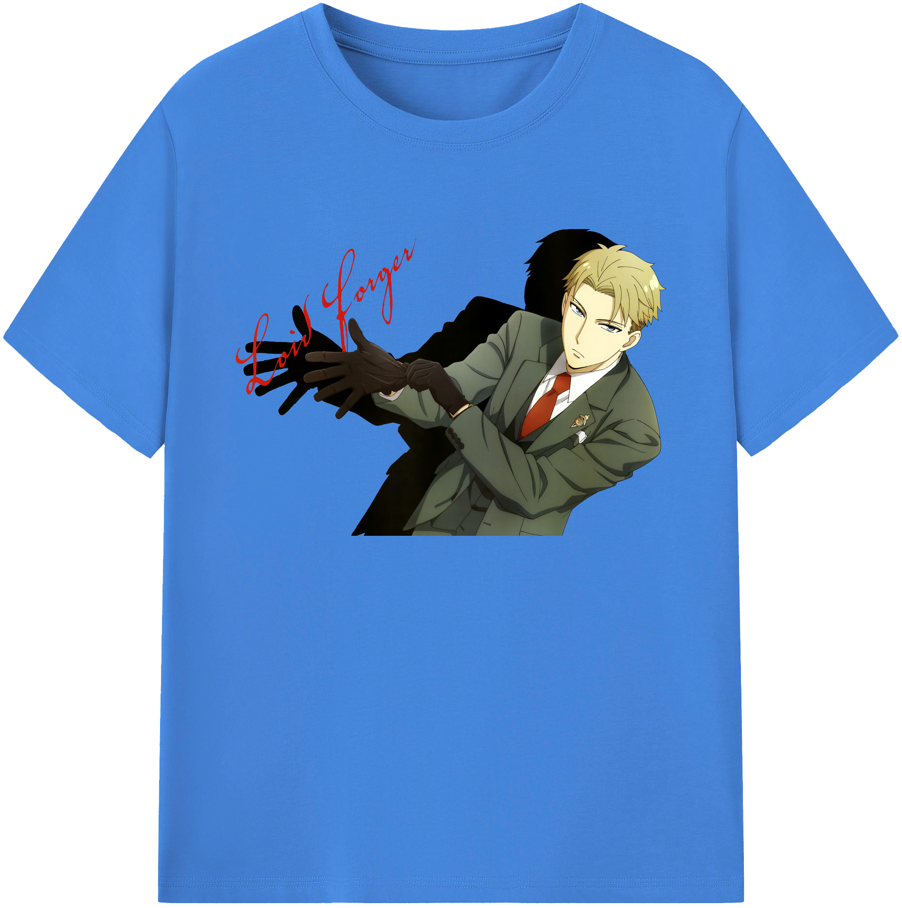 （画像用） SPY×FAMILY间谍家家酒 綿100％ メンズ半袖Tシャツ｜肌触りやわらか＆通気性