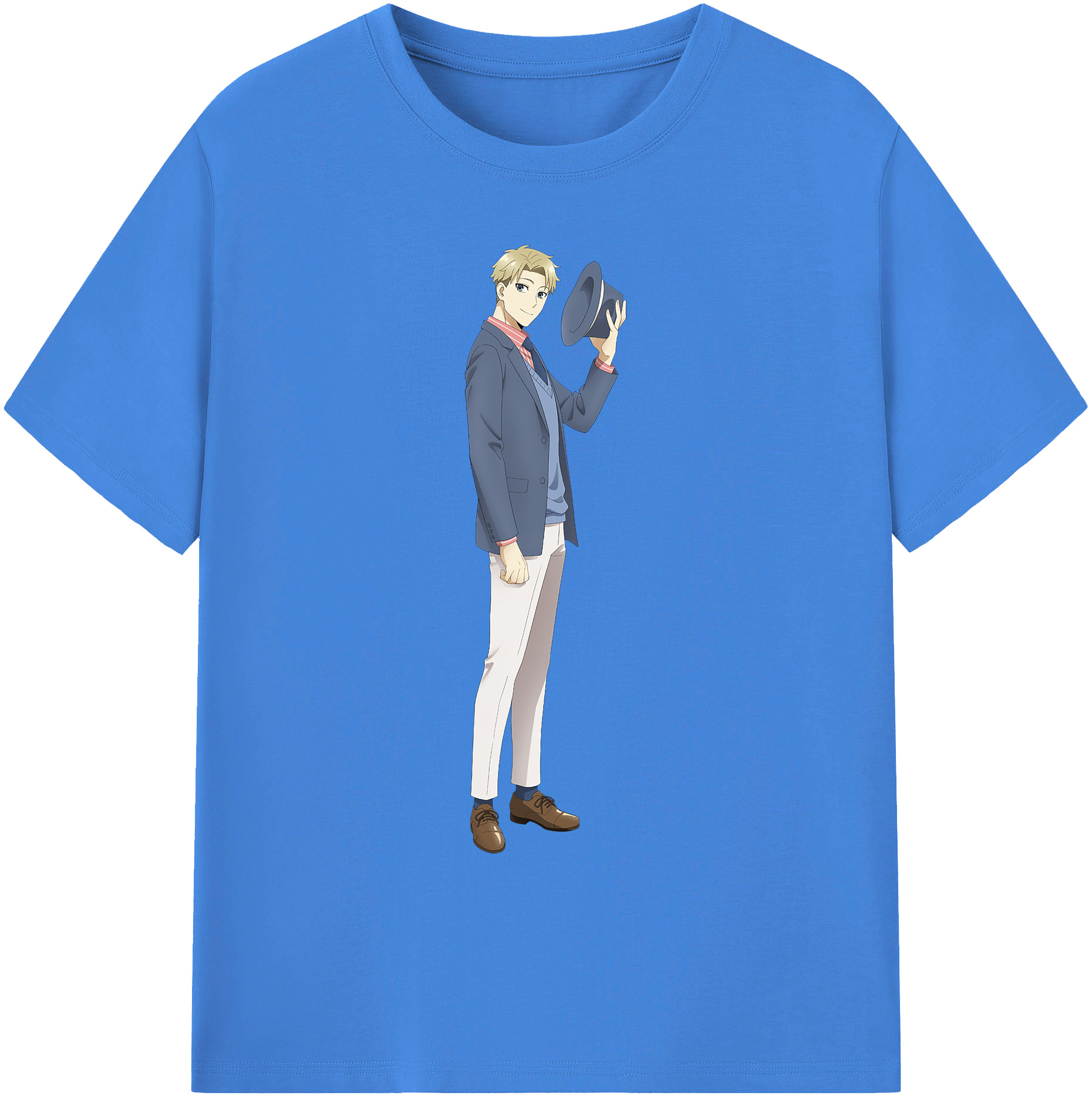 （画像用） SPY×FAMILY间谍家家酒 綿100％ メンズ半袖Tシャツ｜肌触りやわらか＆通気性