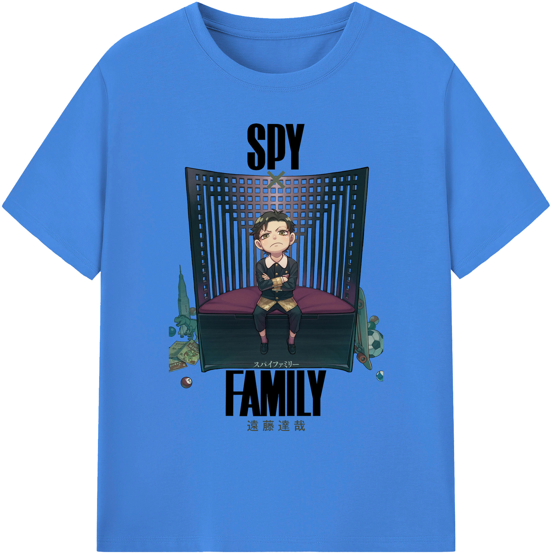 （画像用） SPY×FAMILY间谍家家酒 綿100％ メンズ半袖Tシャツ｜肌触りやわらか＆通気性