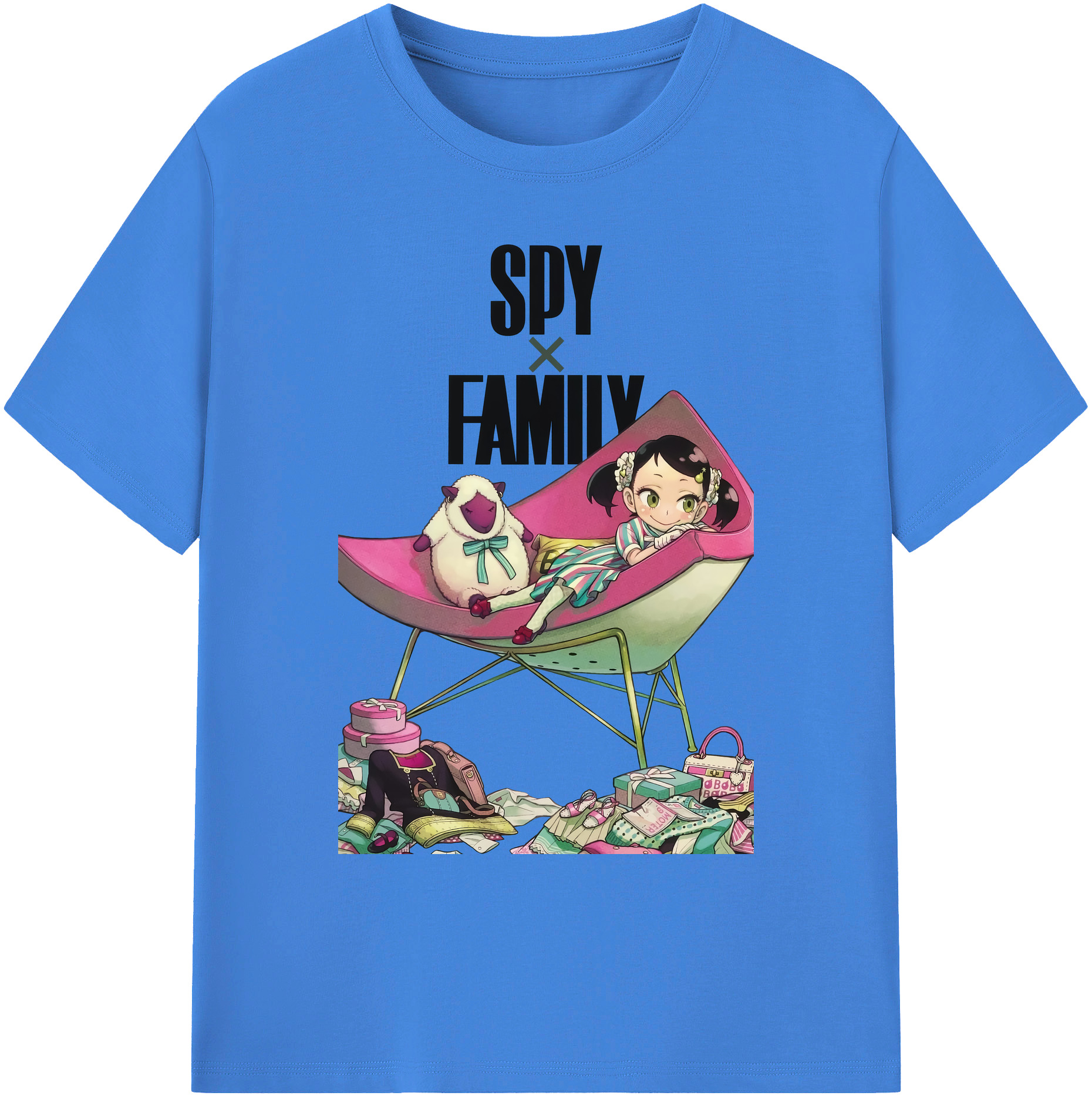 （画像用） SPY×FAMILY间谍家家酒 綿100％ メンズ半袖Tシャツ｜肌触りやわらか＆通気性