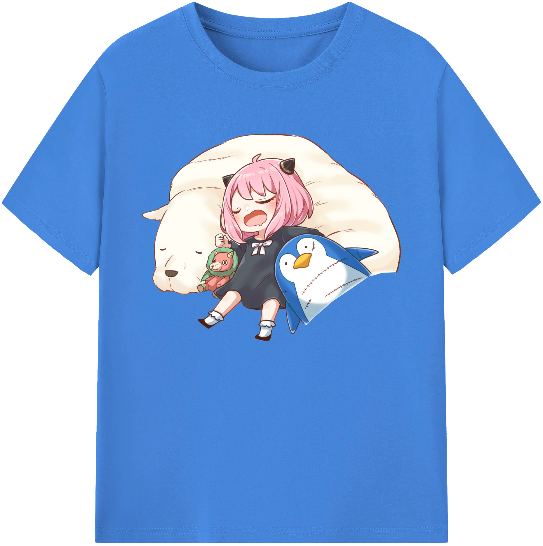 （画像用） SPY×FAMILY间谍家家酒 綿100％ メンズ半袖Tシャツ｜肌触りやわらか＆通気性