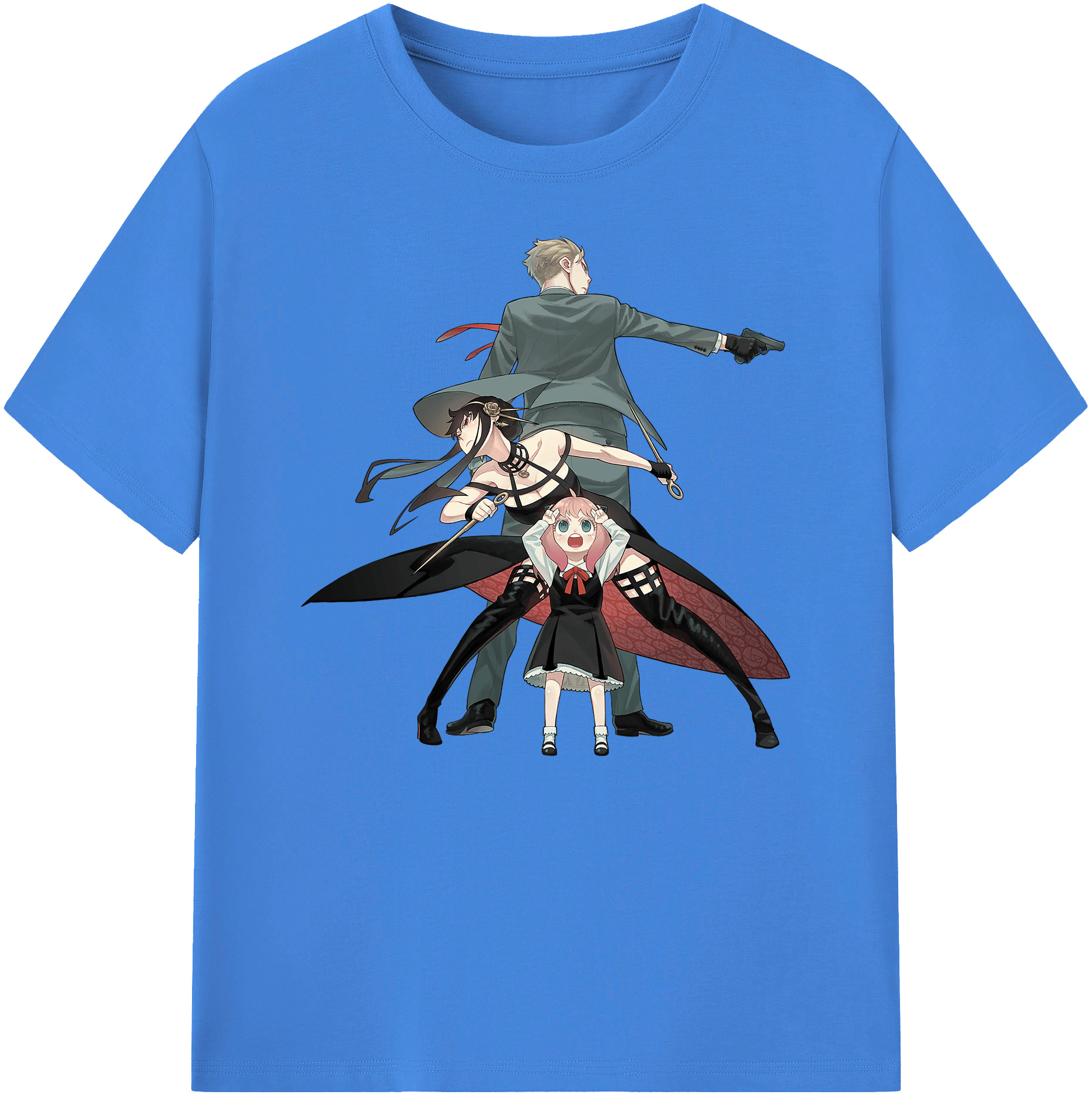 （画像用） SPY×FAMILY间谍家家酒 綿100％ メンズ半袖Tシャツ｜肌触りやわらか＆通気性