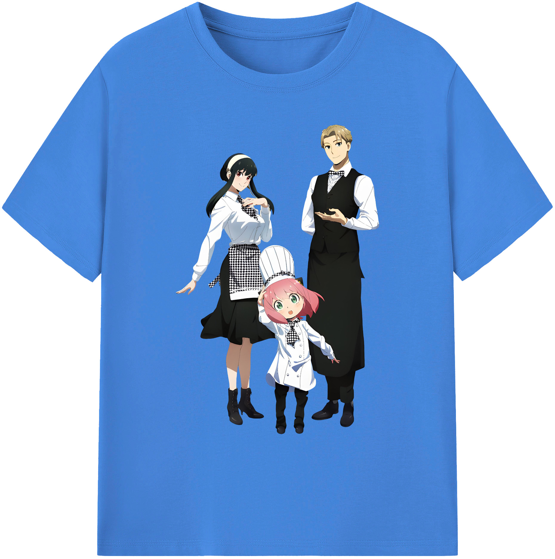 （画像用） SPY×FAMILY间谍家家酒 綿100％ メンズ半袖Tシャツ｜肌触りやわらか＆通気性