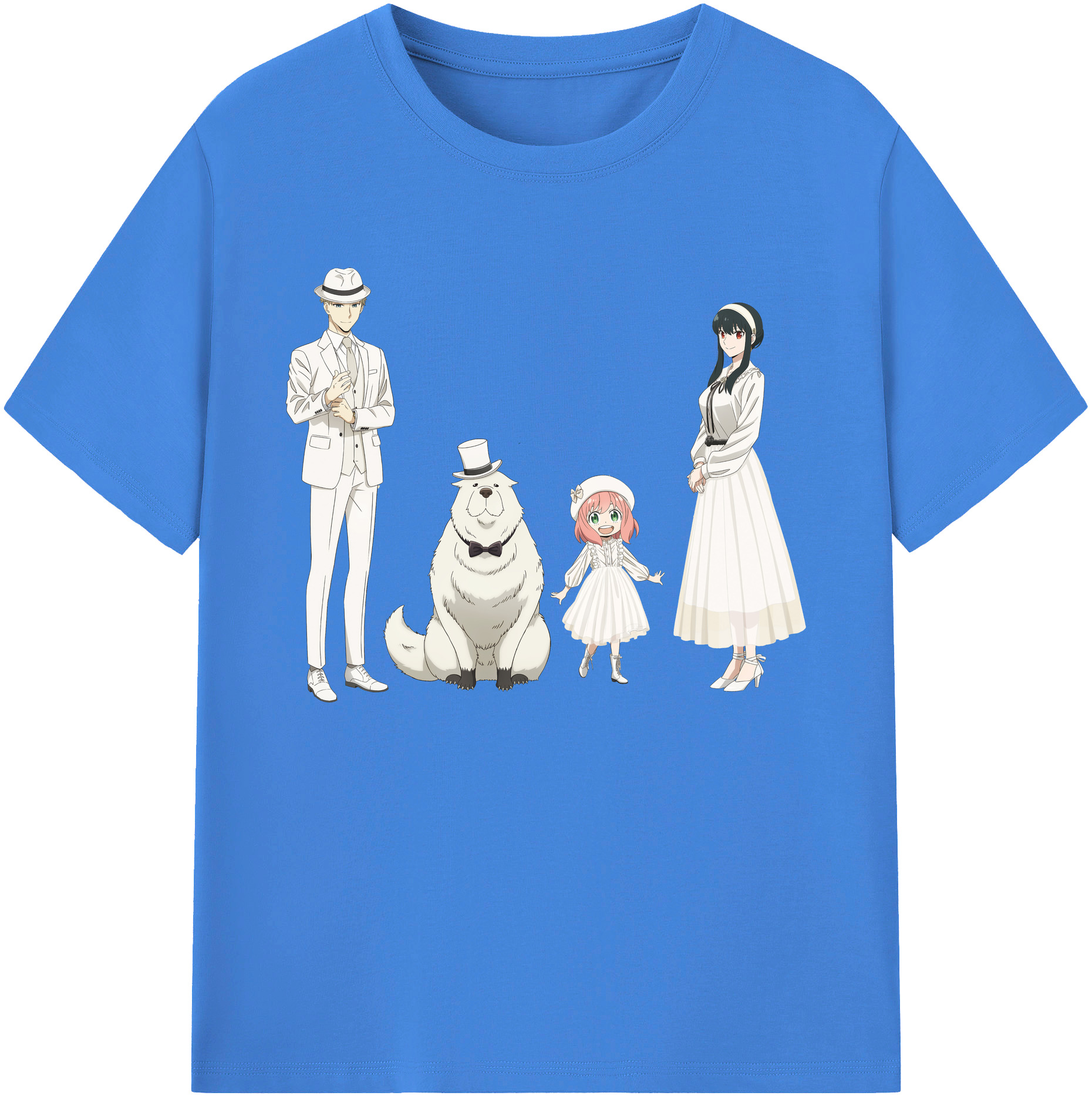 （画像用） SPY×FAMILY间谍家家酒 綿100％ メンズ半袖Tシャツ｜肌触りやわらか＆通気性