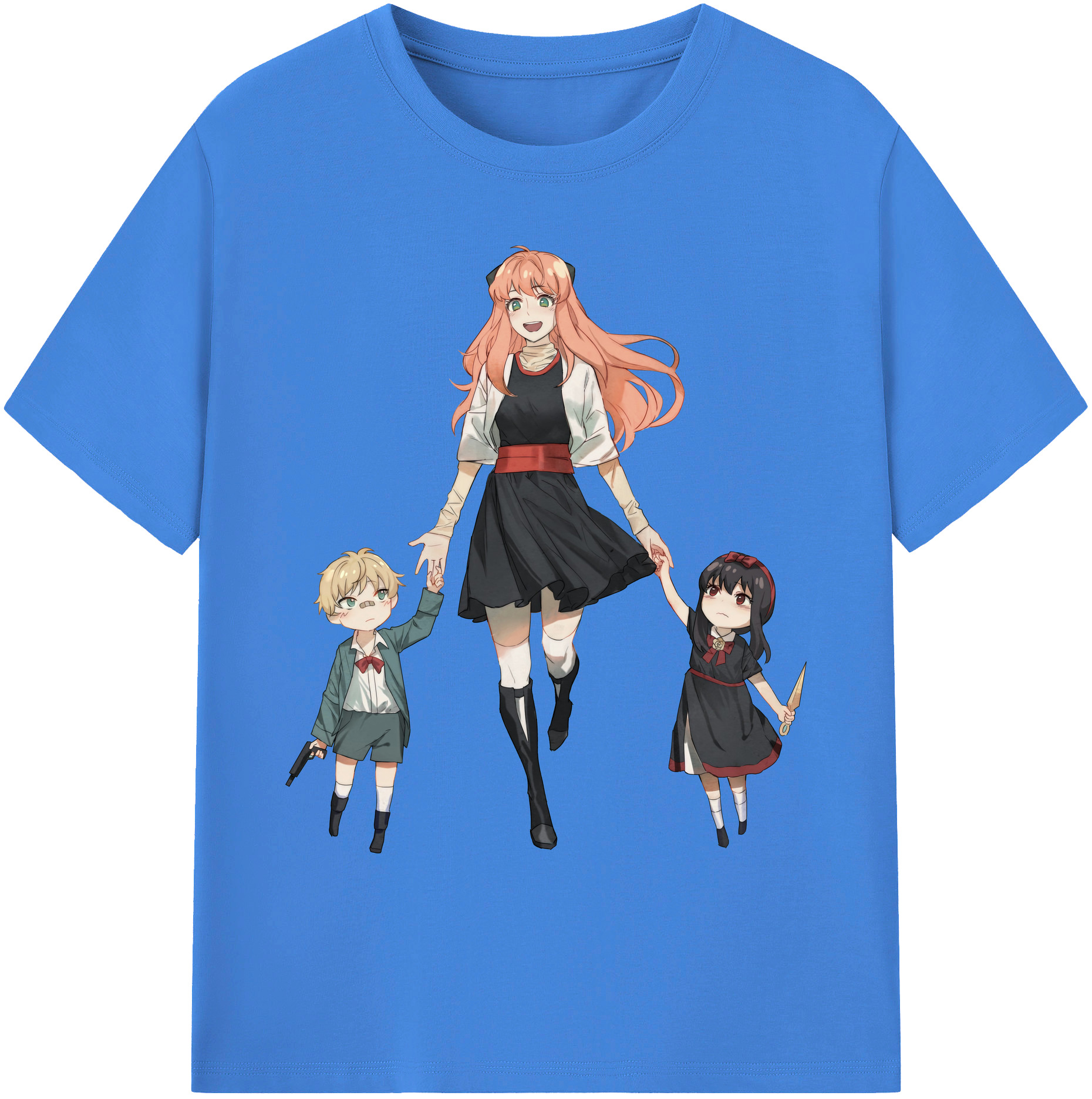 （画像用） SPY×FAMILY间谍家家酒 綿100％ メンズ半袖Tシャツ｜肌触りやわらか＆通気性