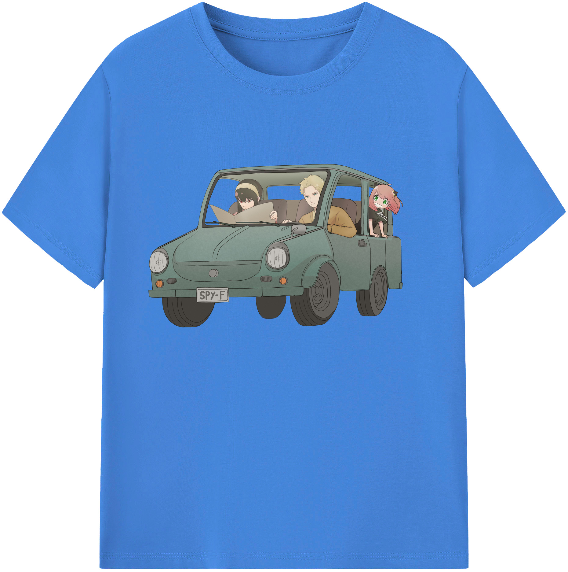 （画像用） SPY×FAMILY间谍家家酒 綿100％ メンズ半袖Tシャツ｜肌触りやわらか＆通気性