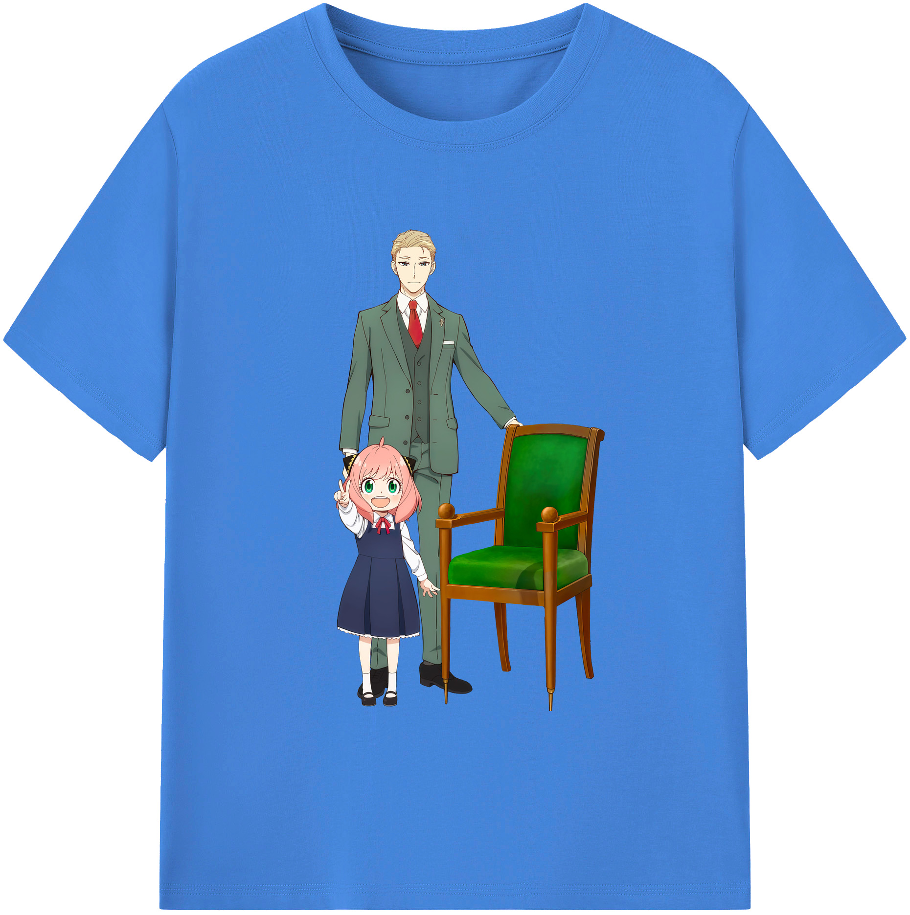 （画像用） SPY×FAMILY间谍家家酒 綿100％ メンズ半袖Tシャツ｜肌触りやわらか＆通気性