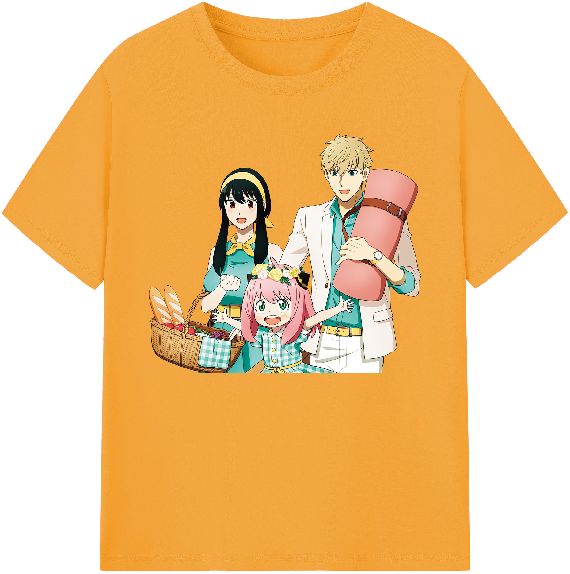（画像用） SPY×FAMILY间谍家家酒 綿100％ メンズ半袖Tシャツ｜肌触りやわらか＆通気性
