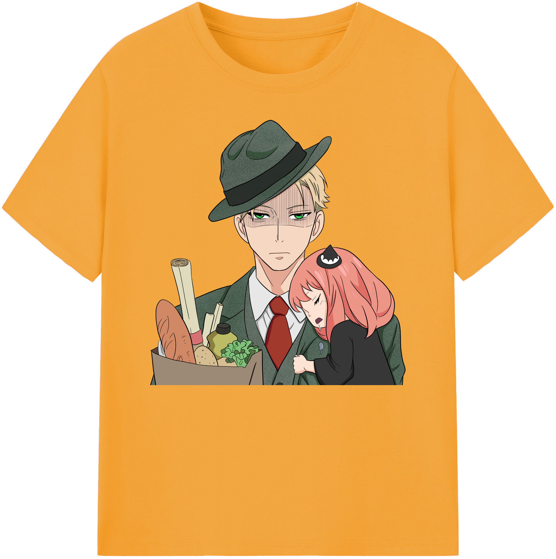 （画像用） SPY×FAMILY间谍家家酒 綿100％ メンズ半袖Tシャツ｜肌触りやわらか＆通気性