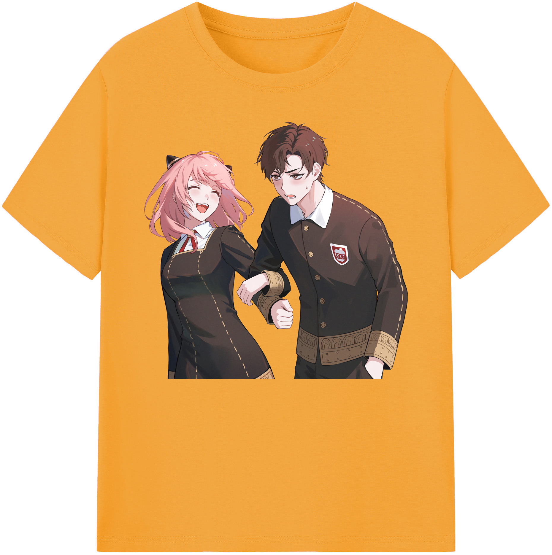 （画像用） SPY×FAMILY间谍家家酒 綿100％ メンズ半袖Tシャツ｜肌触りやわらか＆通気性