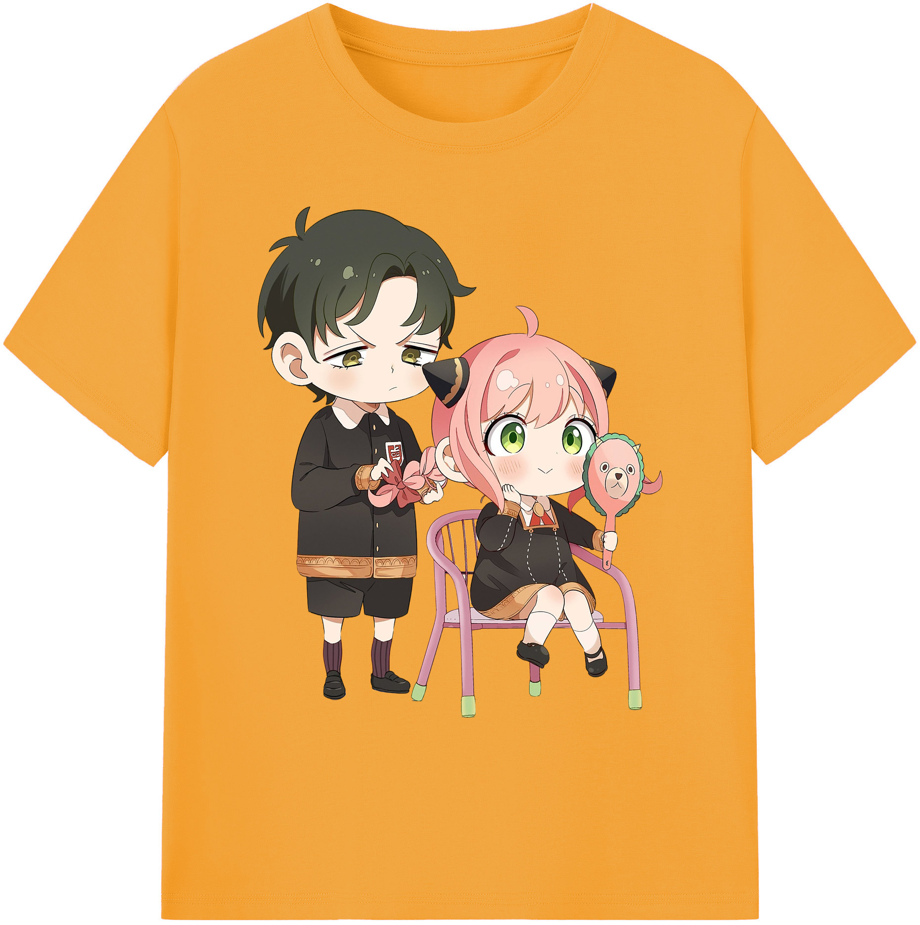 （画像用） SPY×FAMILY间谍家家酒 綿100％ メンズ半袖Tシャツ｜肌触りやわらか＆通気性