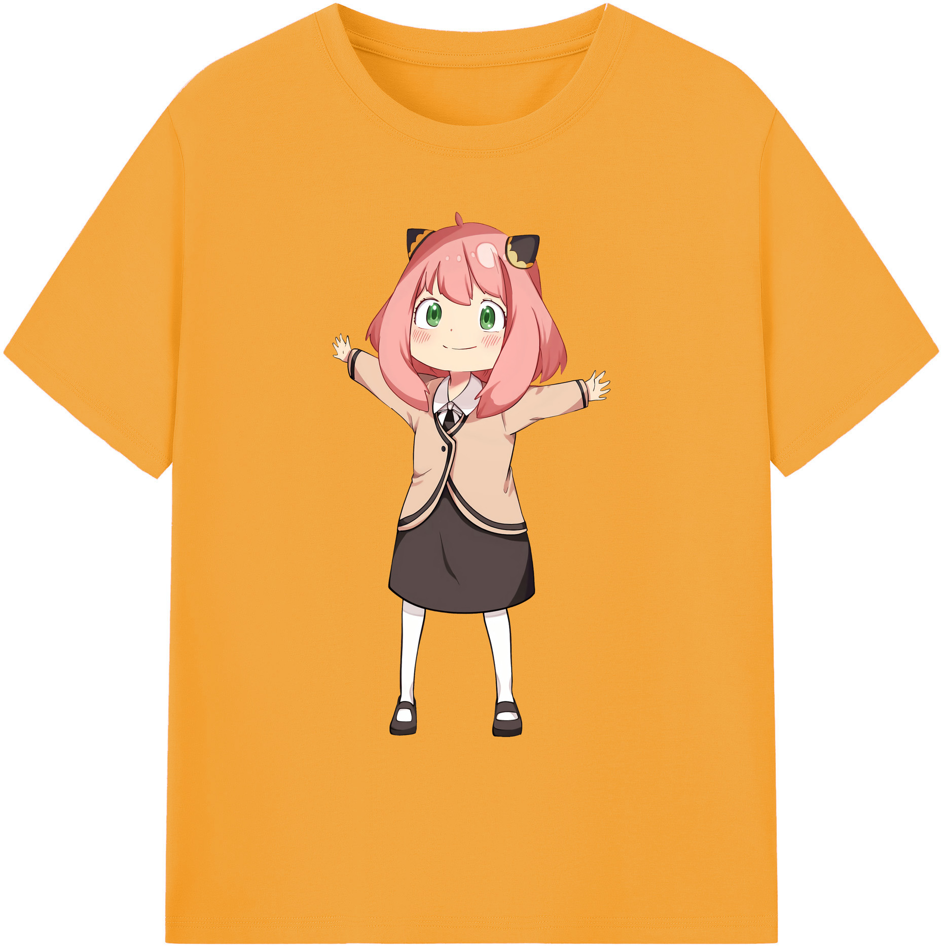 （画像用） SPY×FAMILY间谍家家酒 綿100％ メンズ半袖Tシャツ｜肌触りやわらか＆通気性