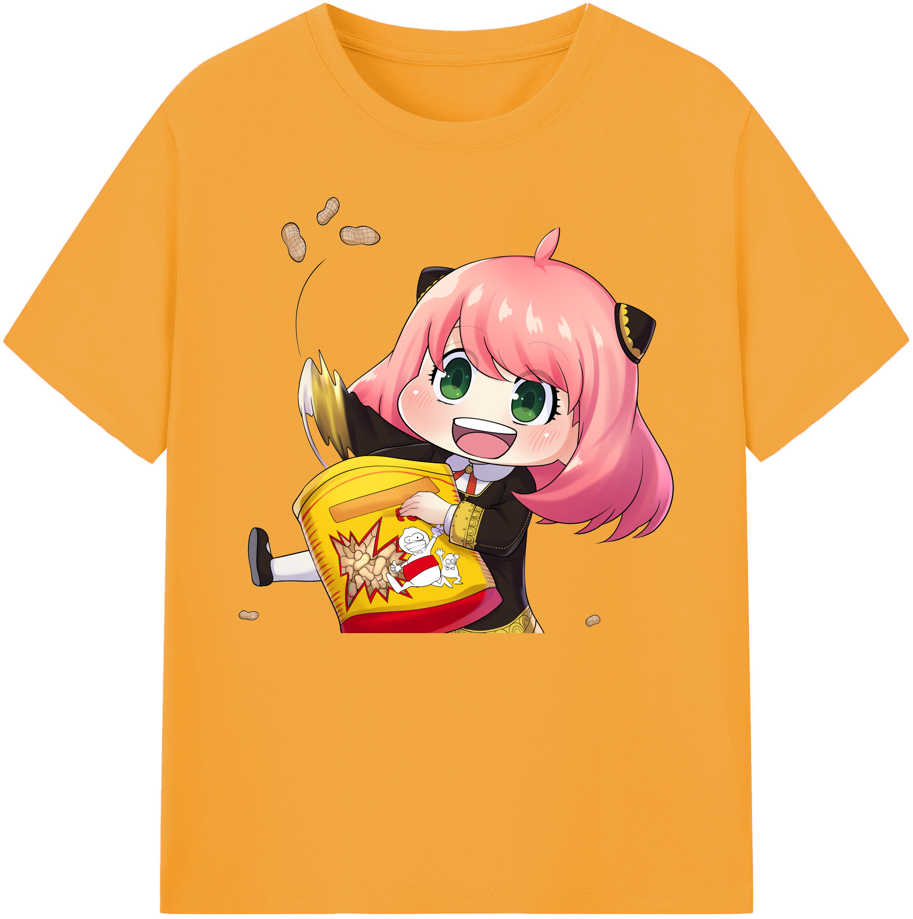 （画像用） SPY×FAMILY间谍家家酒 綿100％ メンズ半袖Tシャツ｜肌触りやわらか＆通気性