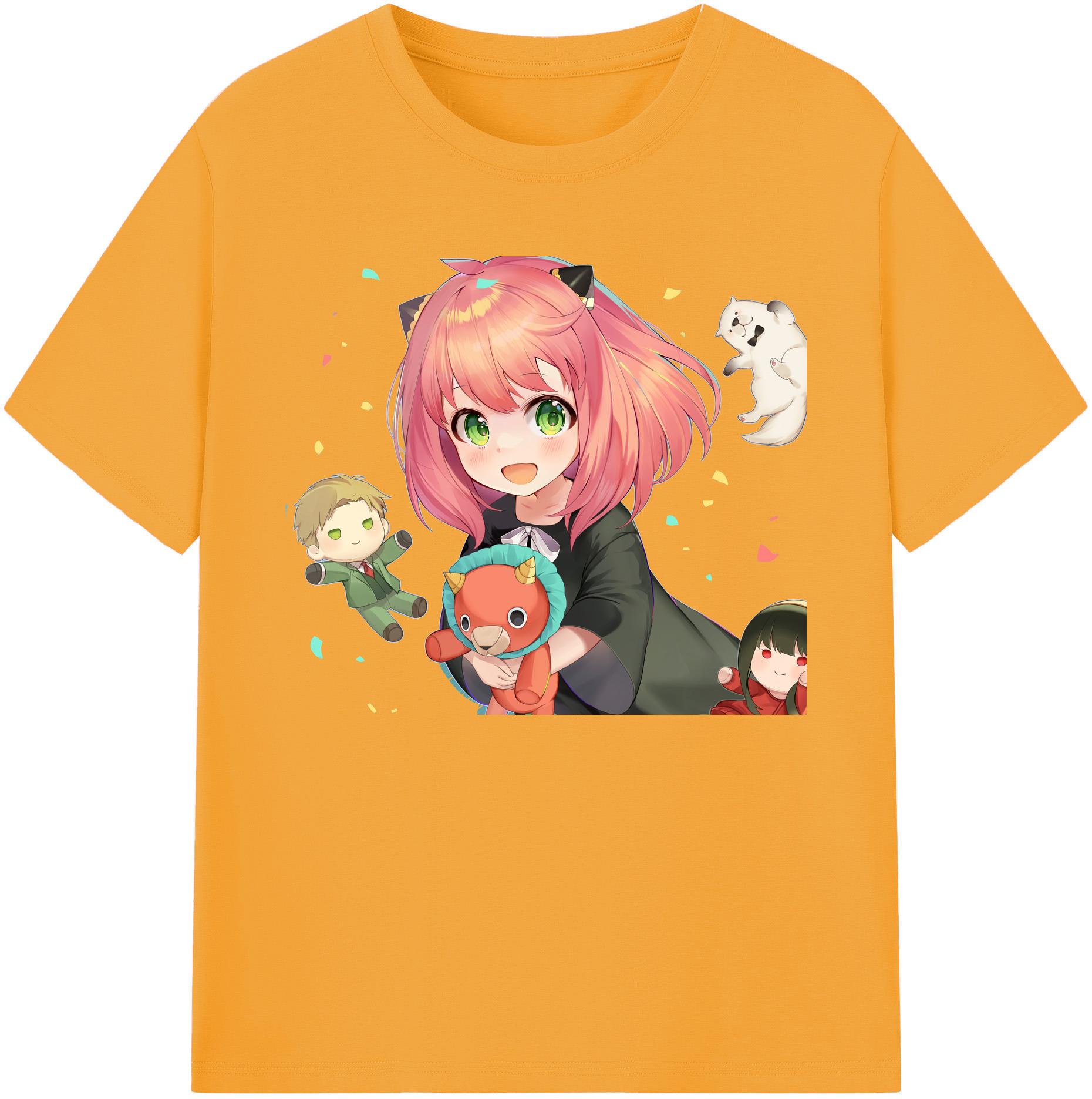 （画像用） SPY×FAMILY间谍家家酒 綿100％ メンズ半袖Tシャツ｜肌触りやわらか＆通気性