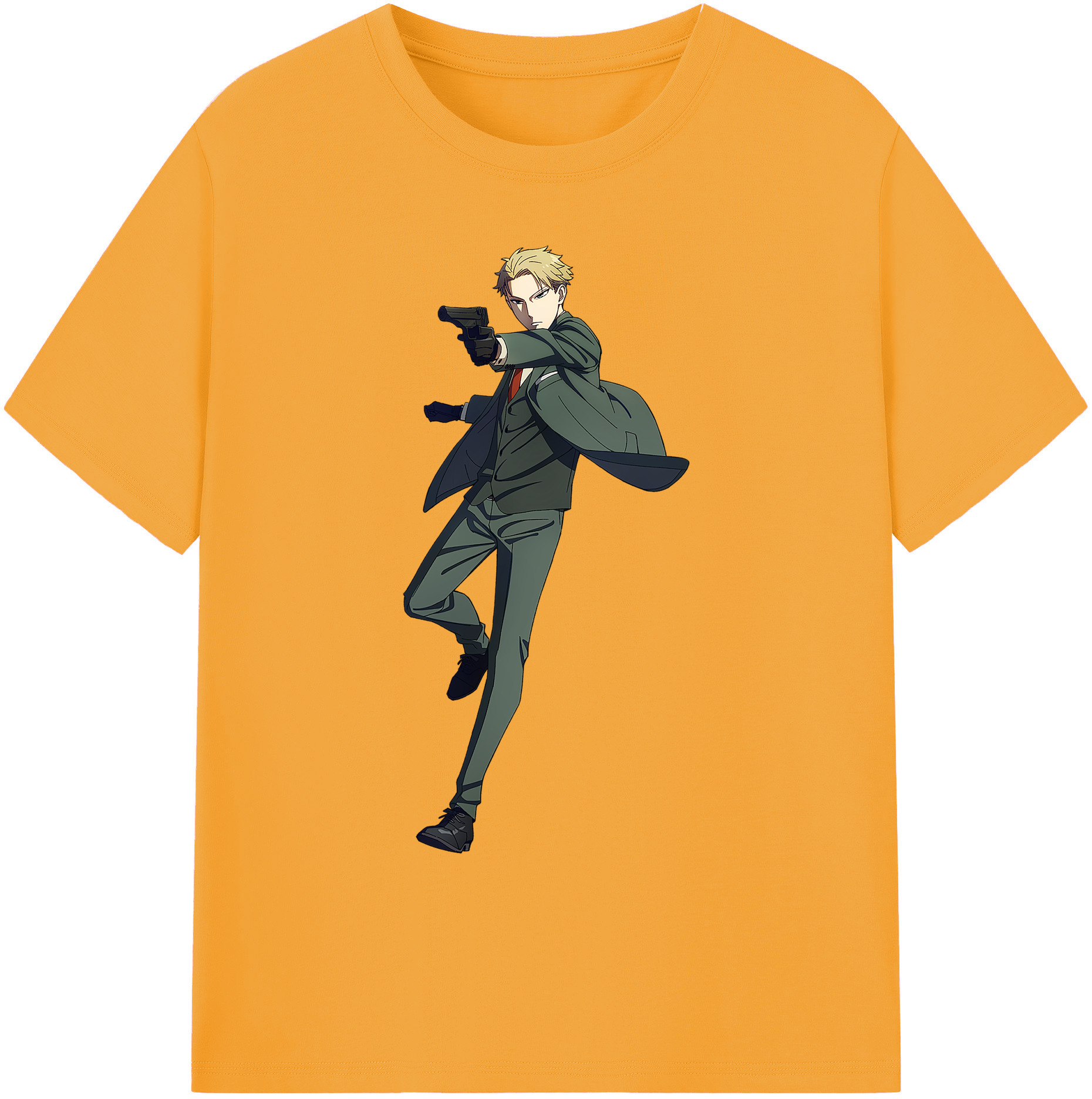 （画像用） SPY×FAMILY间谍家家酒 綿100％ メンズ半袖Tシャツ｜肌触りやわらか＆通気性