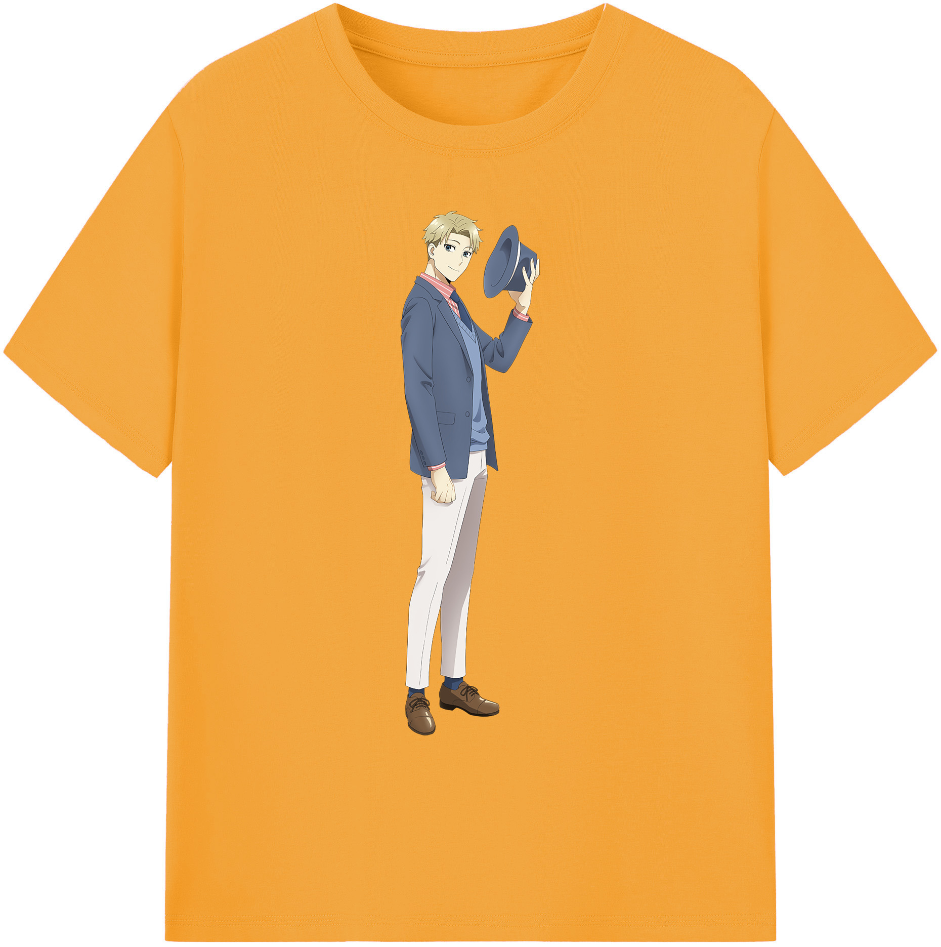 （画像用） SPY×FAMILY间谍家家酒 綿100％ メンズ半袖Tシャツ｜肌触りやわらか＆通気性