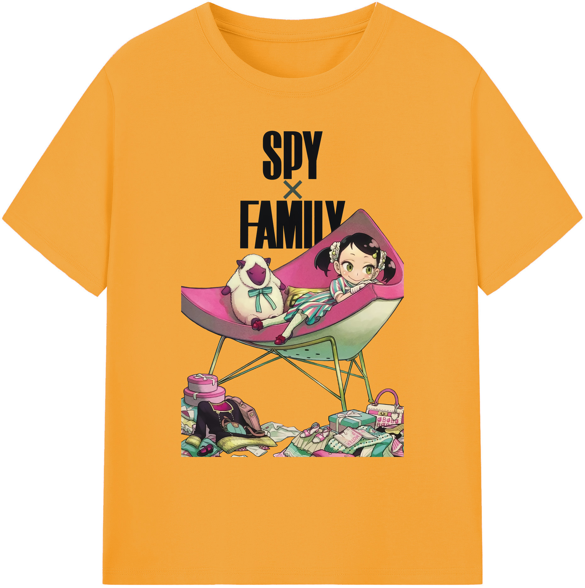 （画像用） SPY×FAMILY间谍家家酒 綿100％ メンズ半袖Tシャツ｜肌触りやわらか＆通気性
