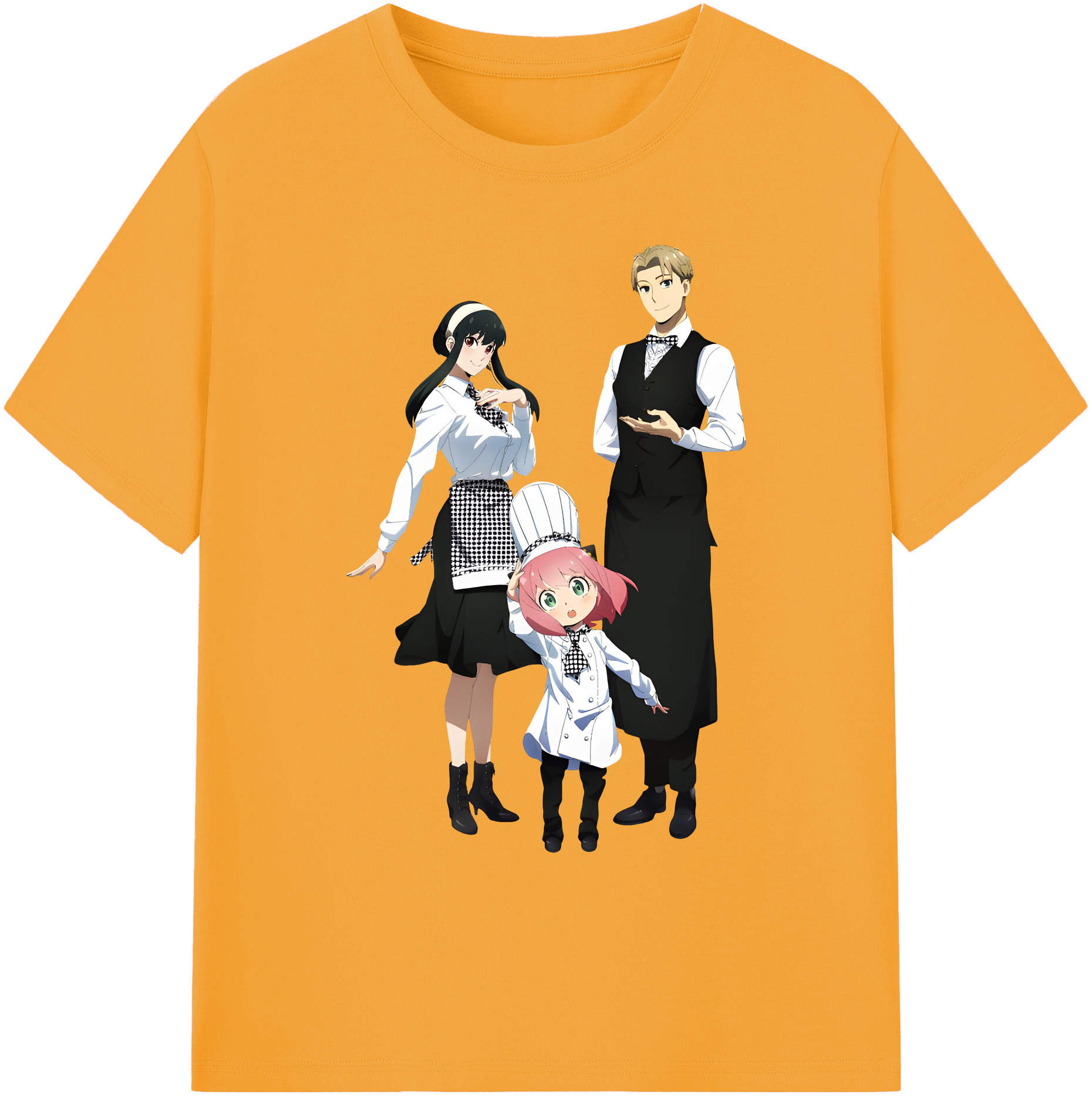 （画像用） SPY×FAMILY间谍家家酒 綿100％ メンズ半袖Tシャツ｜肌触りやわらか＆通気性