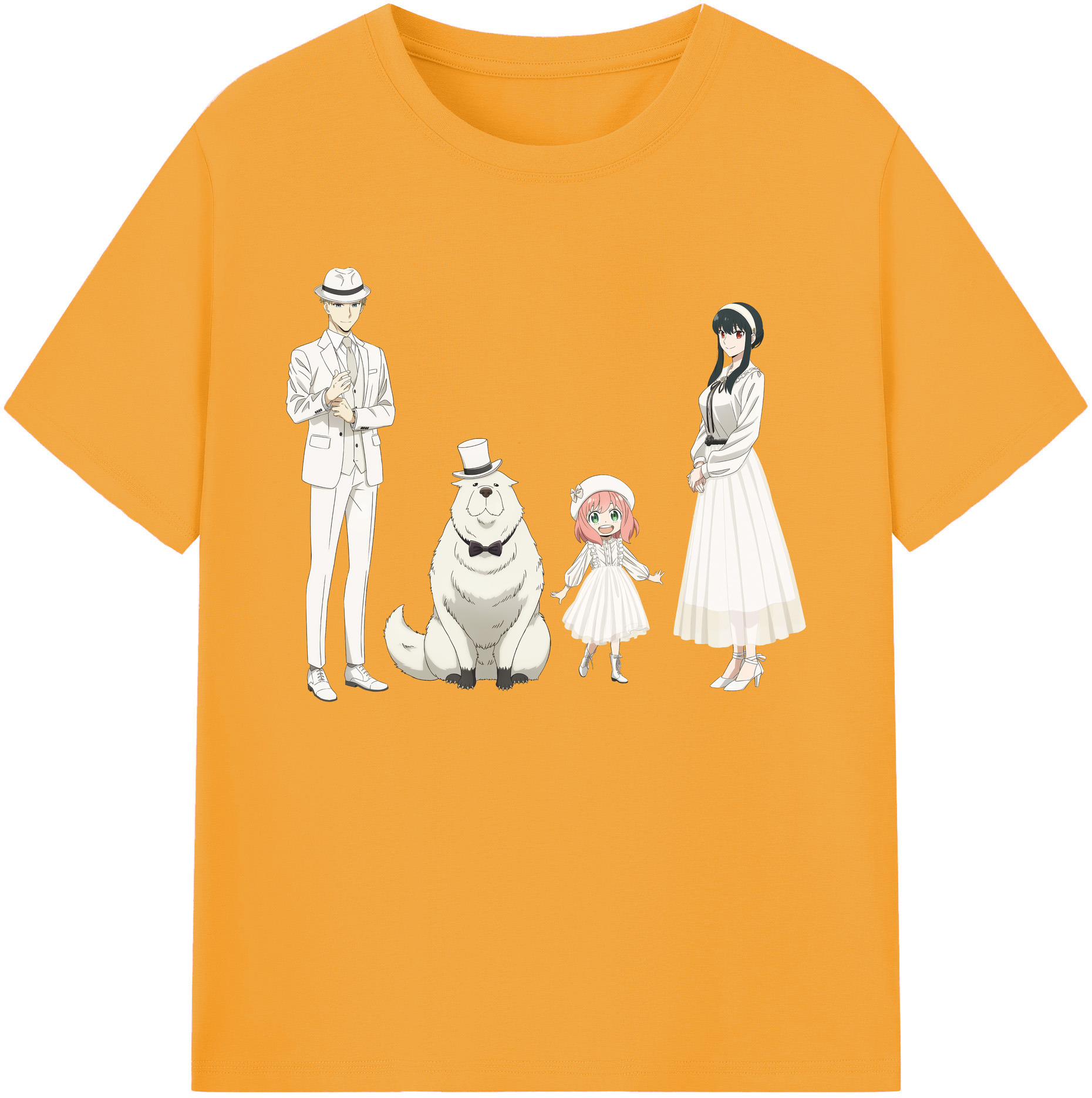 （画像用） SPY×FAMILY间谍家家酒 綿100％ メンズ半袖Tシャツ｜肌触りやわらか＆通気性