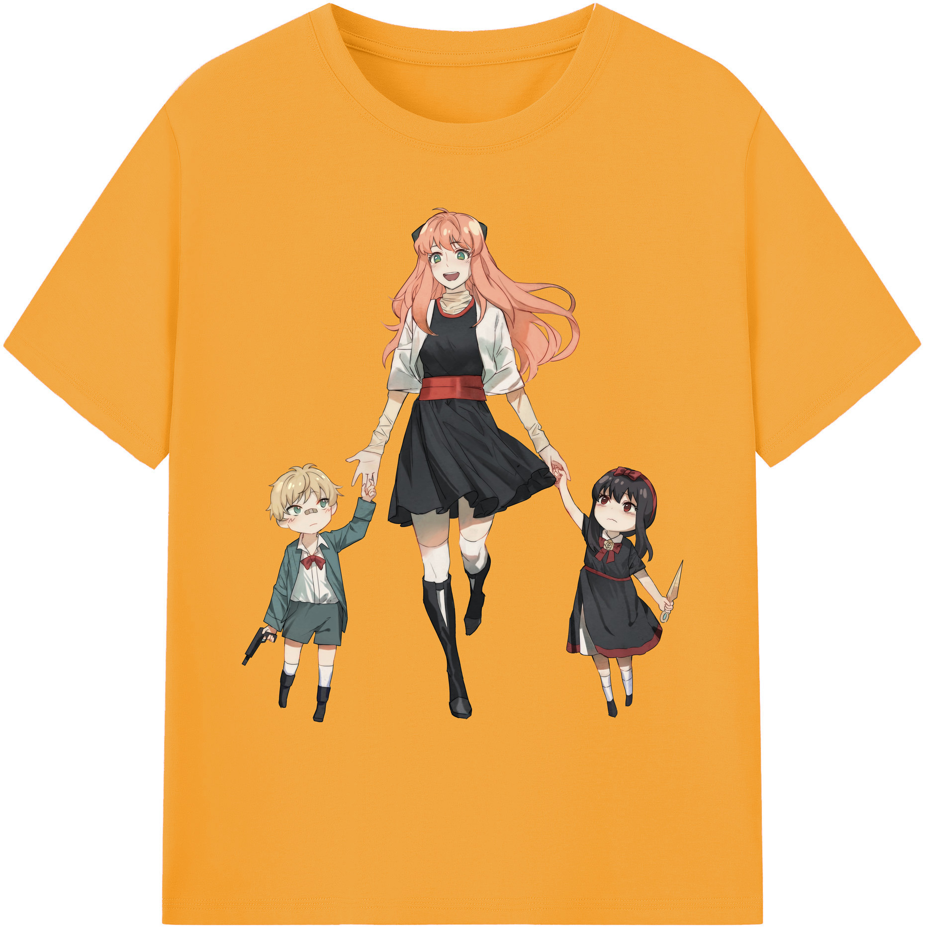 （画像用） SPY×FAMILY间谍家家酒 綿100％ メンズ半袖Tシャツ｜肌触りやわらか＆通気性