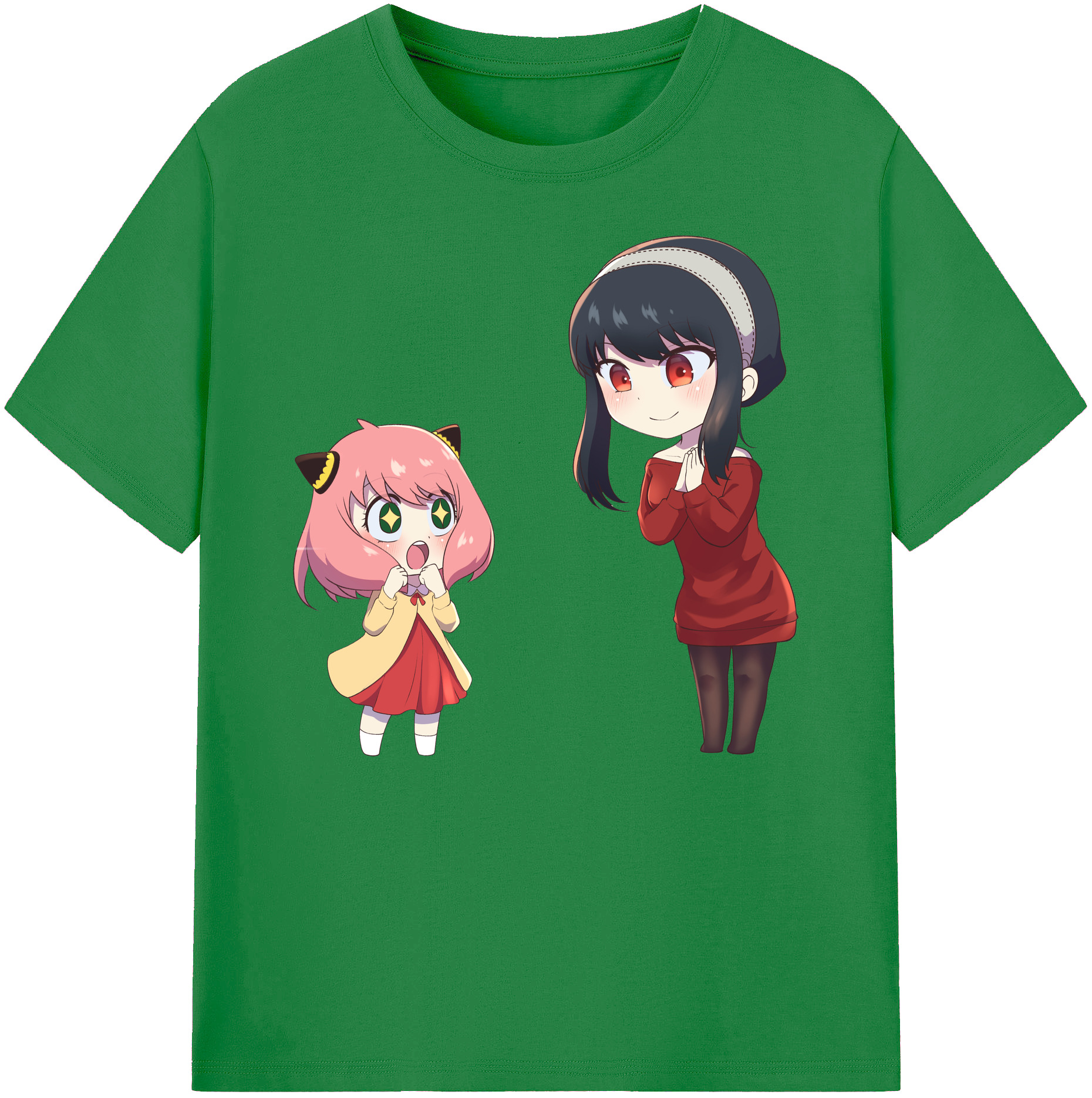 （画像用） SPY×FAMILY间谍家家酒 綿100％ メンズ半袖Tシャツ｜肌触りやわらか＆通気性