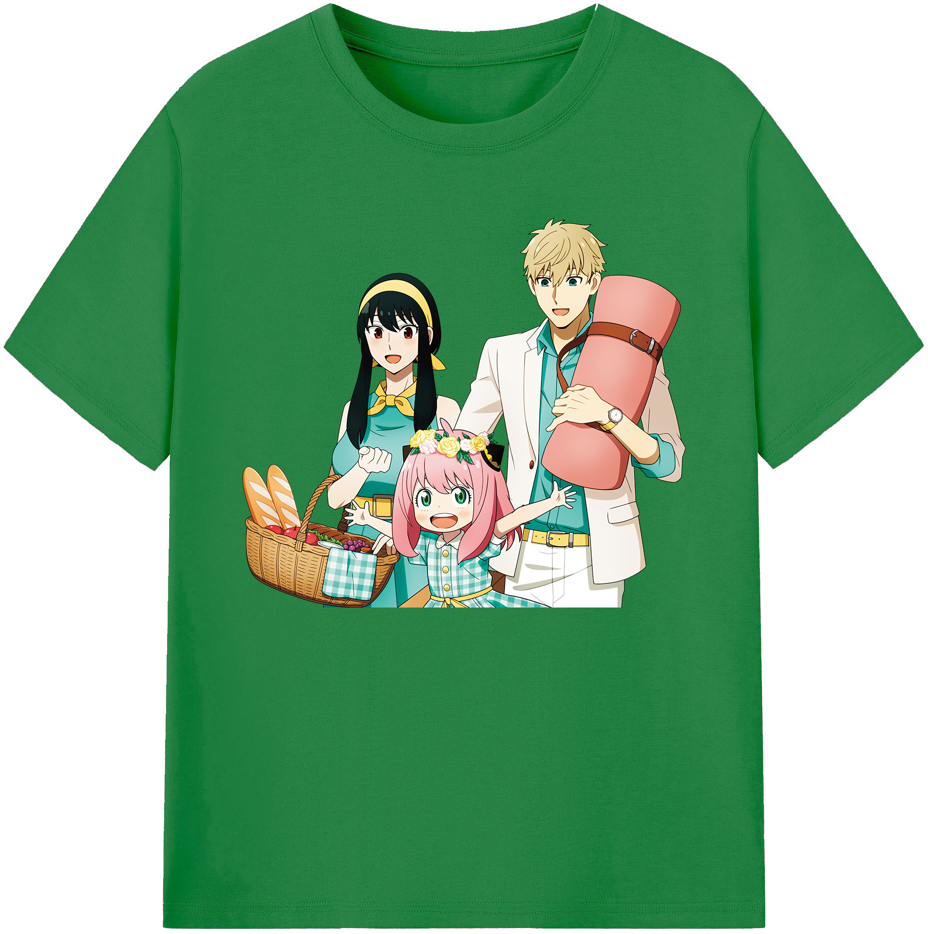 （画像用） SPY×FAMILY间谍家家酒 綿100％ メンズ半袖Tシャツ｜肌触りやわらか＆通気性