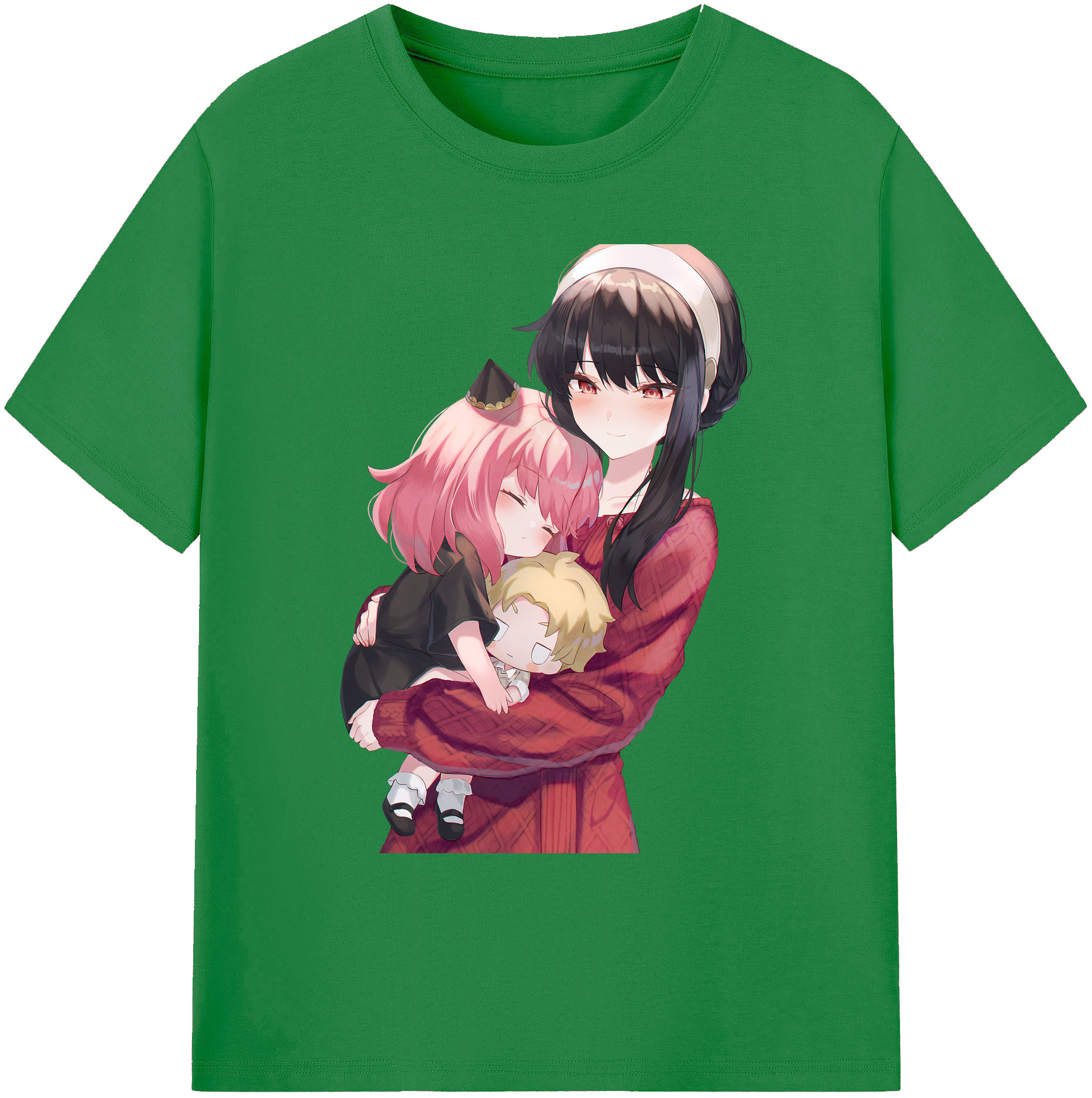 （画像用） SPY×FAMILY间谍家家酒 綿100％ メンズ半袖Tシャツ｜肌触りやわらか＆通気性