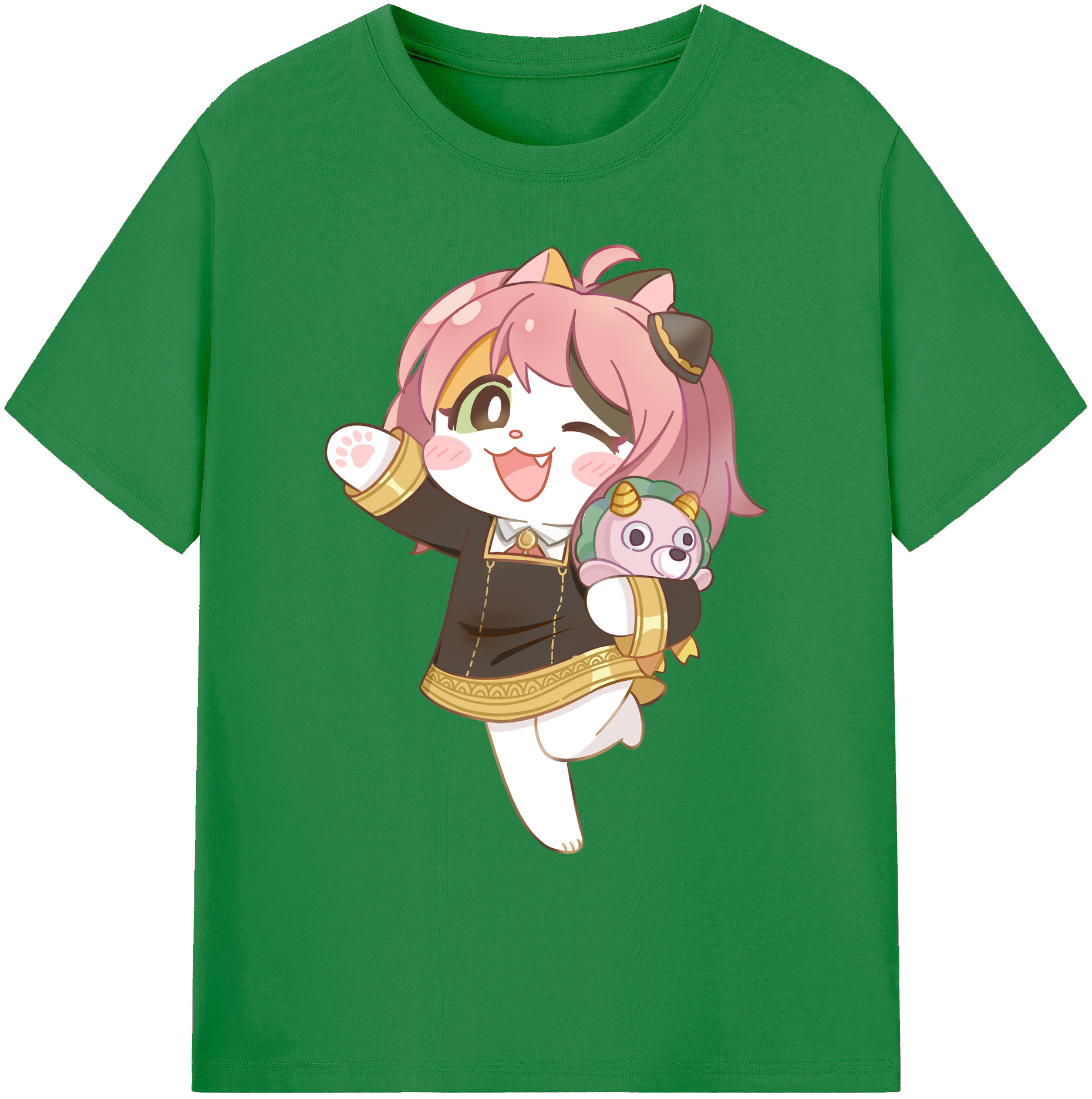 （画像用） SPY×FAMILY间谍家家酒 綿100％ メンズ半袖Tシャツ｜肌触りやわらか＆通気性