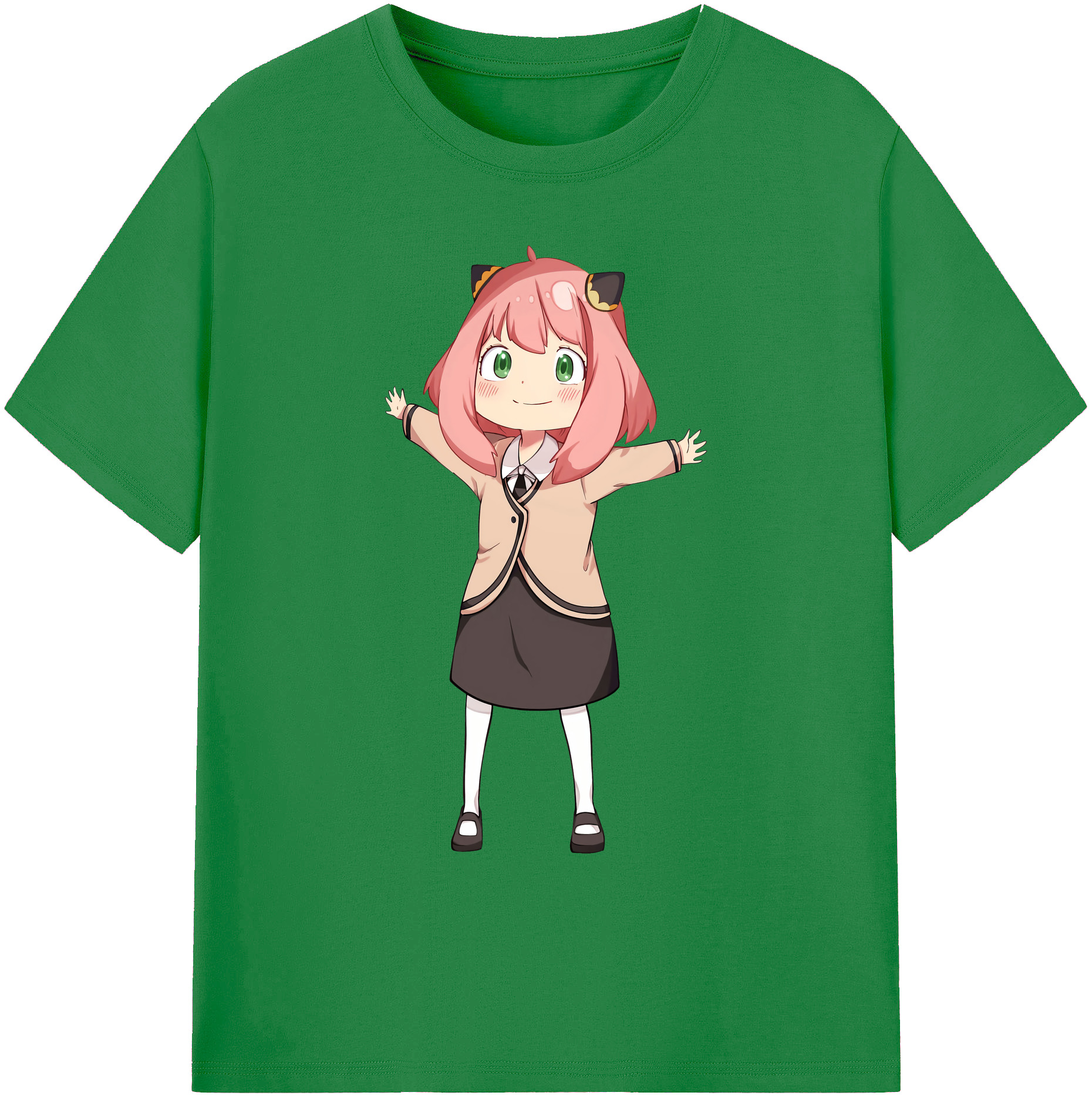 （画像用） SPY×FAMILY间谍家家酒 綿100％ メンズ半袖Tシャツ｜肌触りやわらか＆通気性