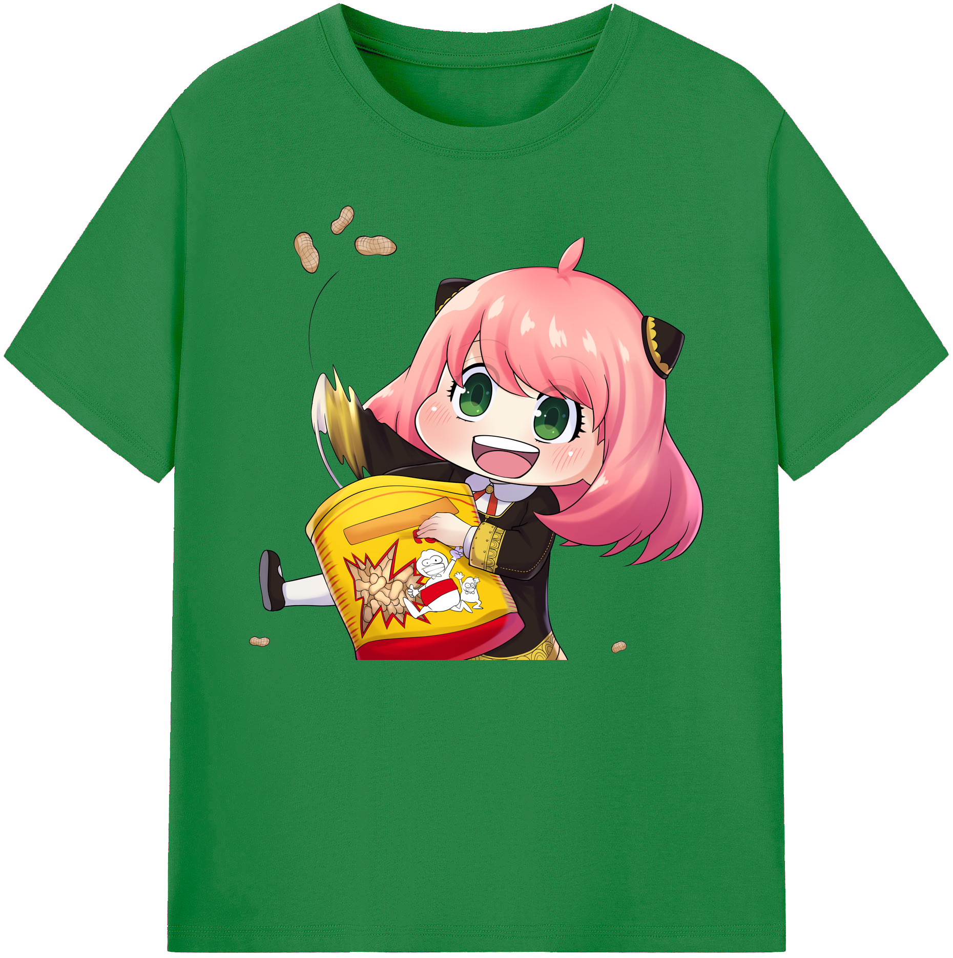 （画像用） SPY×FAMILY间谍家家酒 綿100％ メンズ半袖Tシャツ｜肌触りやわらか＆通気性