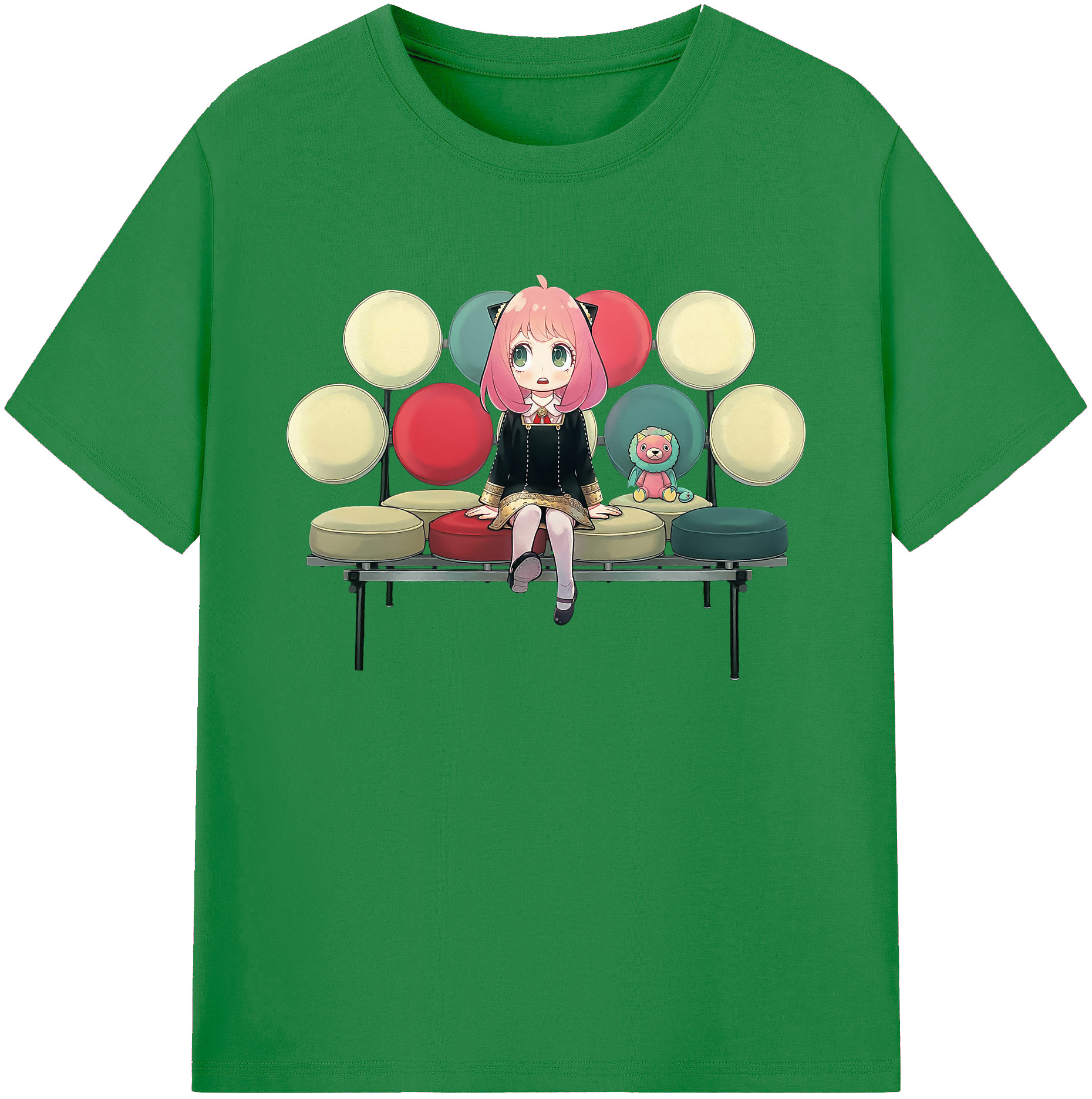 （画像用） SPY×FAMILY间谍家家酒 綿100％ メンズ半袖Tシャツ｜肌触りやわらか＆通気性