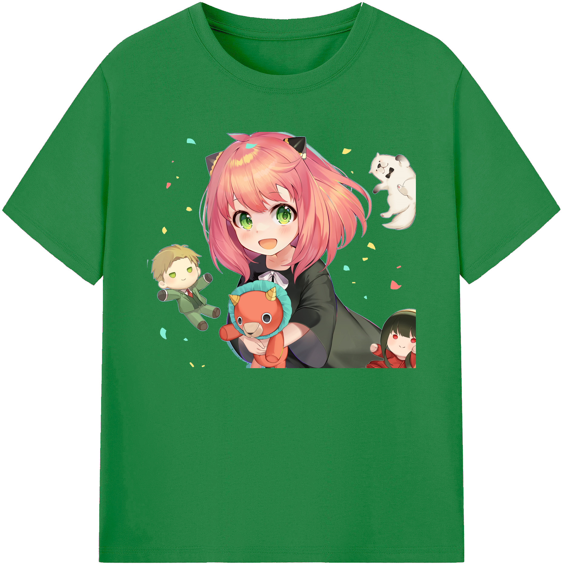 （画像用） SPY×FAMILY间谍家家酒 綿100％ メンズ半袖Tシャツ｜肌触りやわらか＆通気性