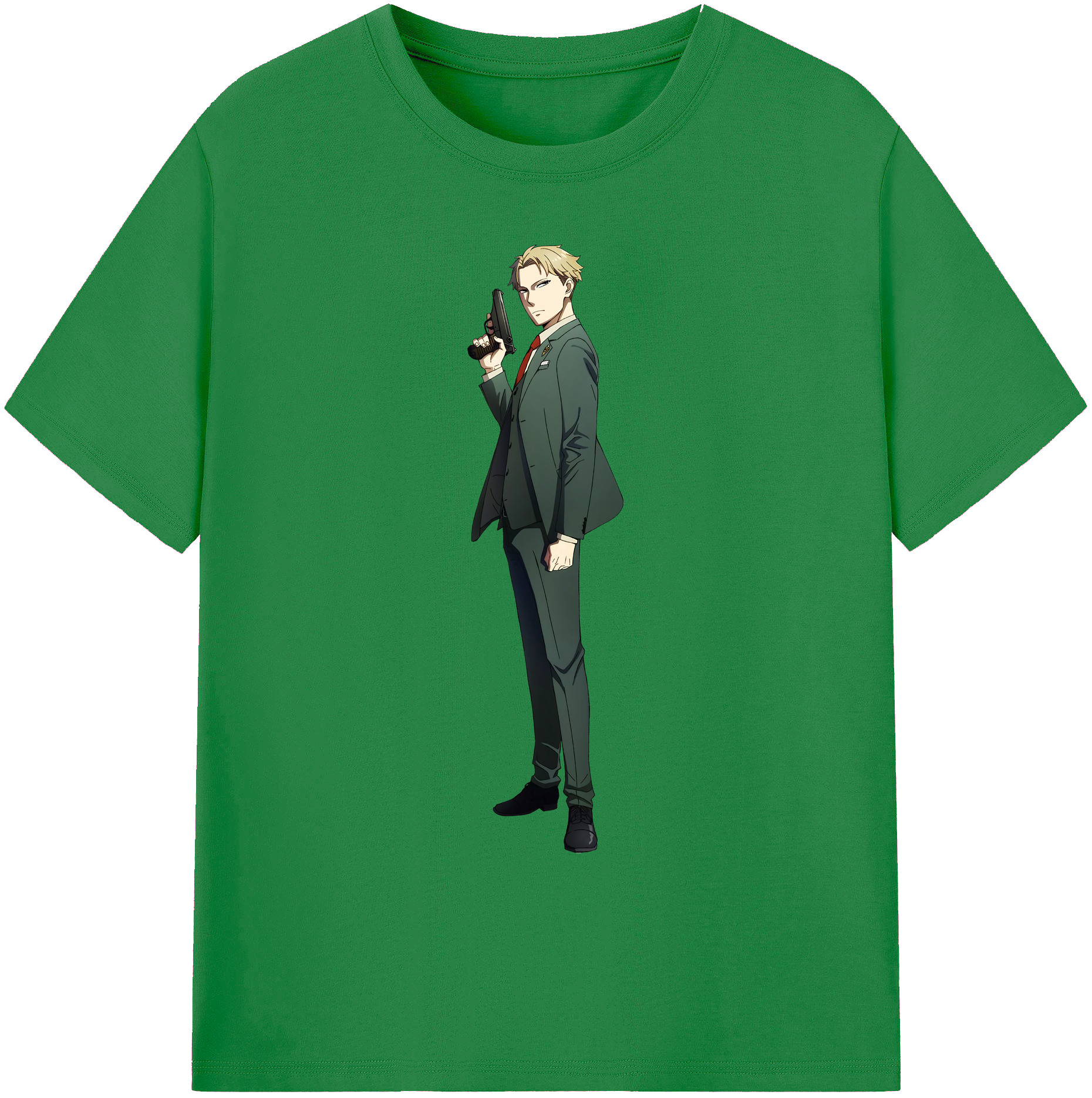 （画像用） SPY×FAMILY间谍家家酒 綿100％ メンズ半袖Tシャツ｜肌触りやわらか＆通気性
