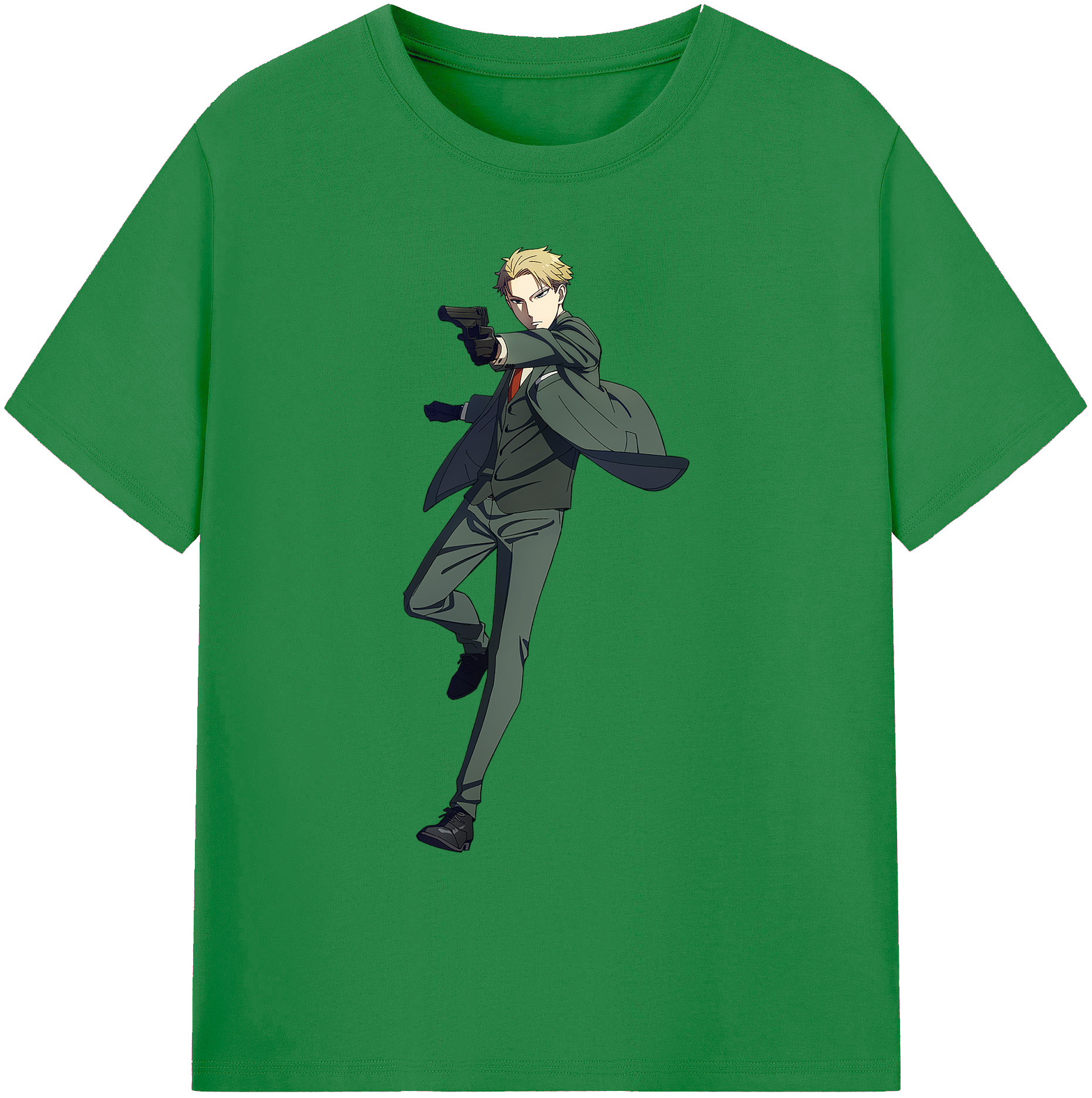（画像用） SPY×FAMILY间谍家家酒 綿100％ メンズ半袖Tシャツ｜肌触りやわらか＆通気性