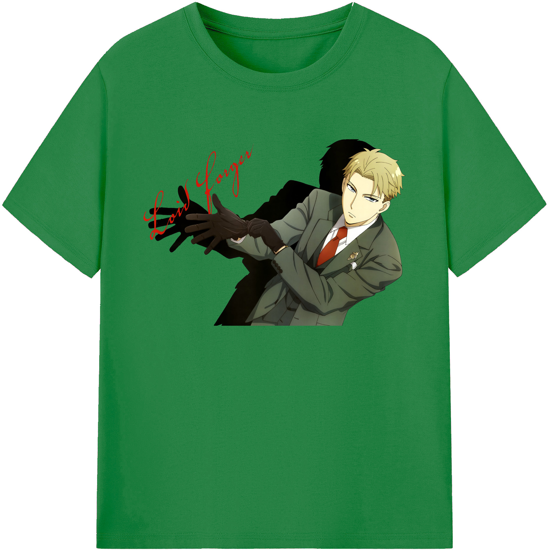（画像用） SPY×FAMILY间谍家家酒 綿100％ メンズ半袖Tシャツ｜肌触りやわらか＆通気性