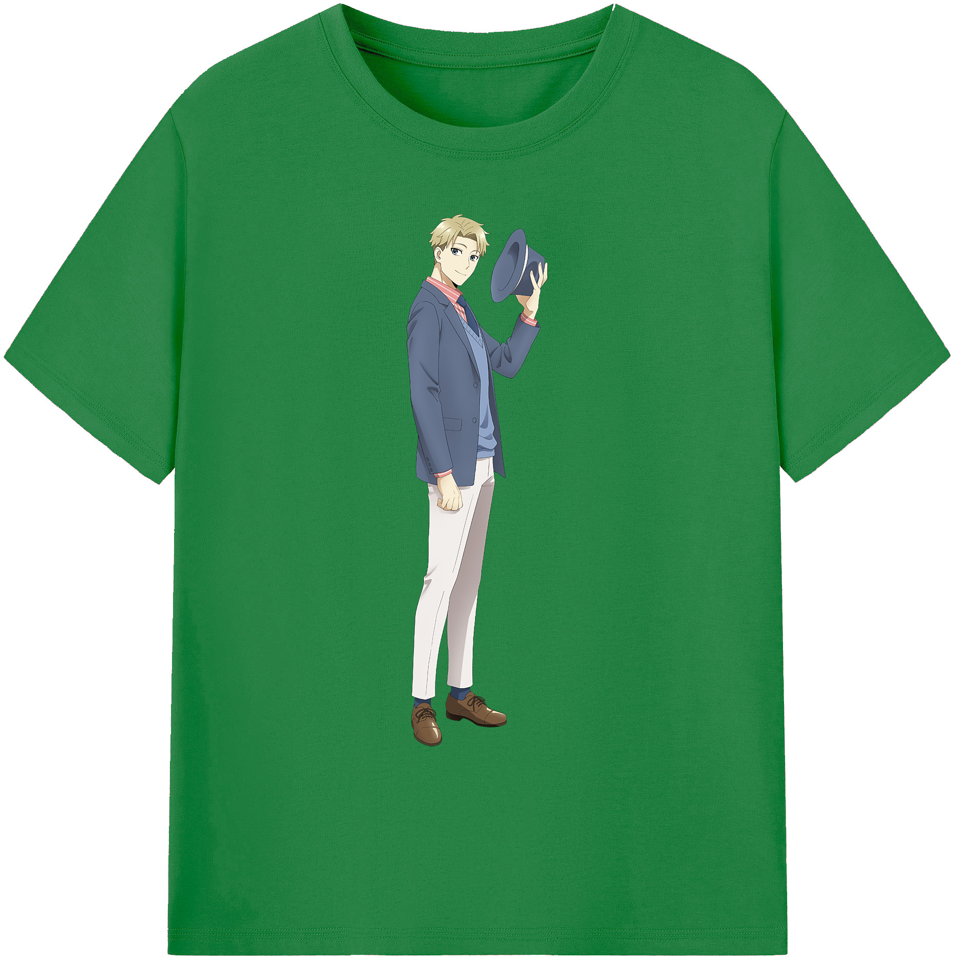 （画像用） SPY×FAMILY间谍家家酒 綿100％ メンズ半袖Tシャツ｜肌触りやわらか＆通気性