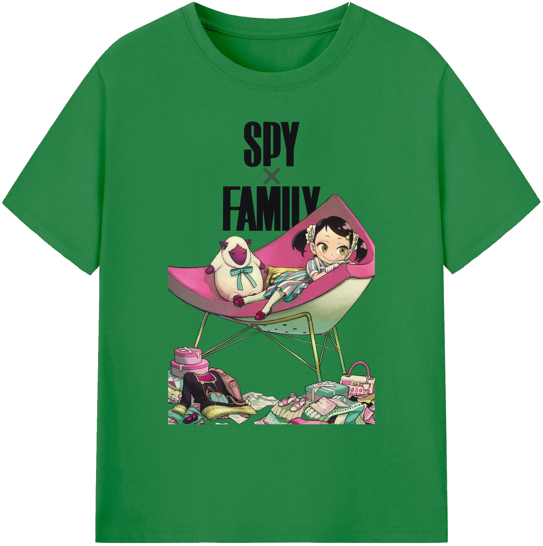 （画像用） SPY×FAMILY间谍家家酒 綿100％ メンズ半袖Tシャツ｜肌触りやわらか＆通気性
