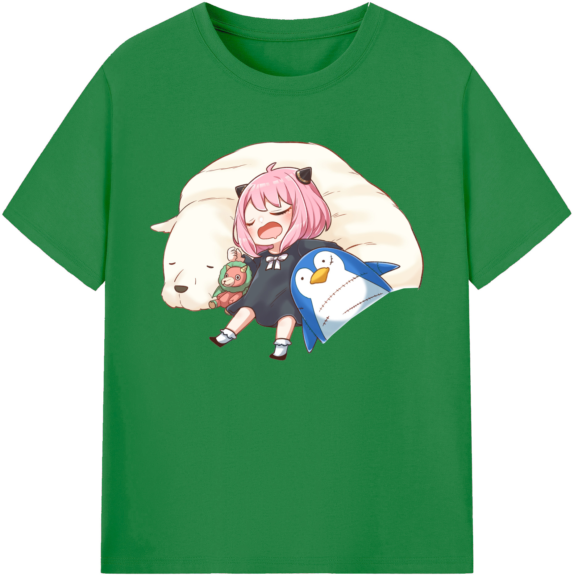 （画像用） SPY×FAMILY间谍家家酒 綿100％ メンズ半袖Tシャツ｜肌触りやわらか＆通気性