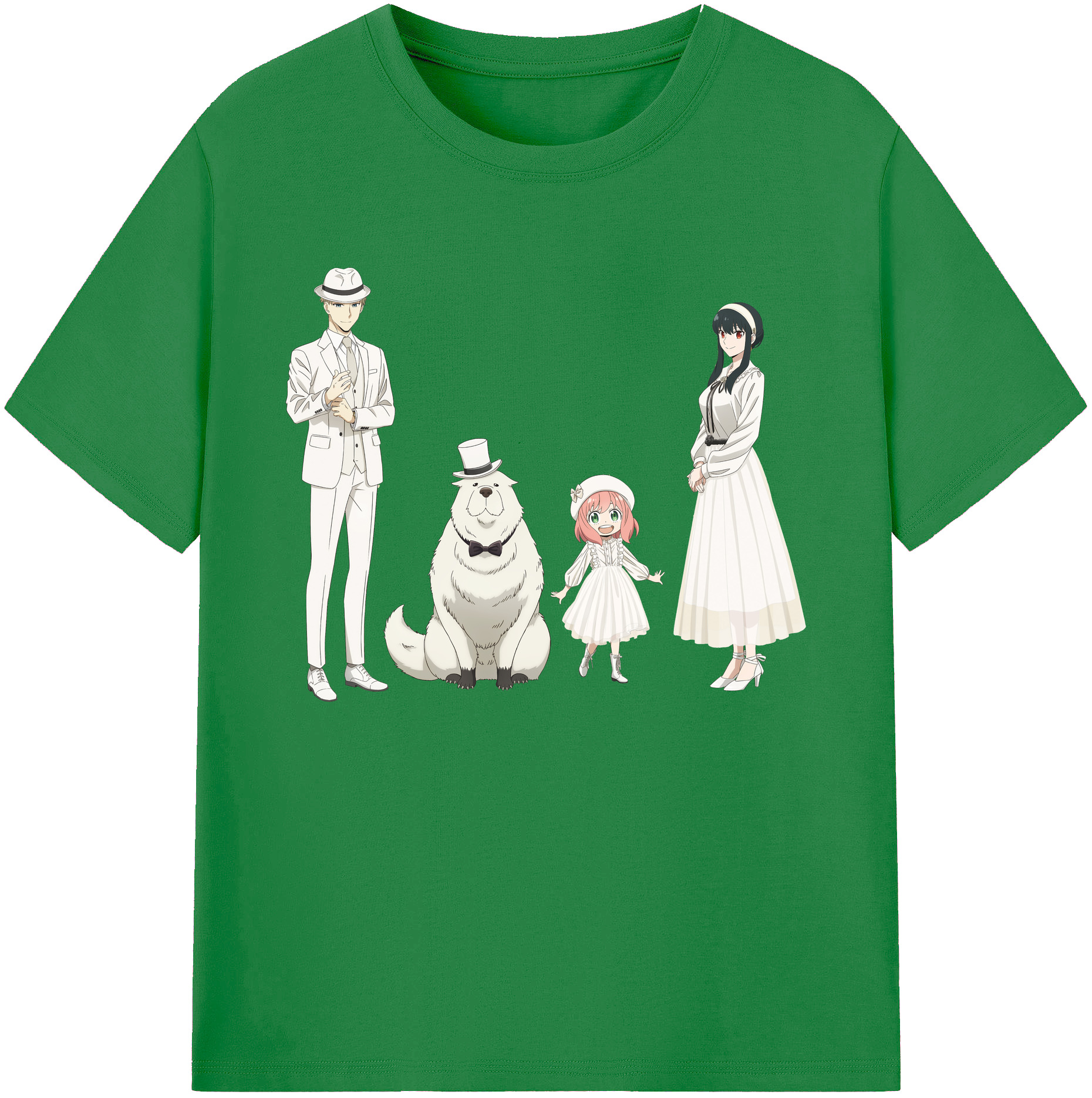 （画像用） SPY×FAMILY间谍家家酒 綿100％ メンズ半袖Tシャツ｜肌触りやわらか＆通気性