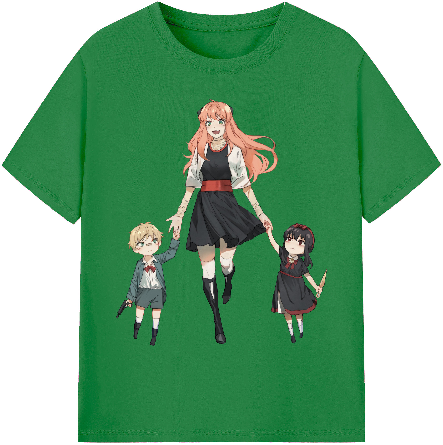 （画像用） SPY×FAMILY间谍家家酒 綿100％ メンズ半袖Tシャツ｜肌触りやわらか＆通気性