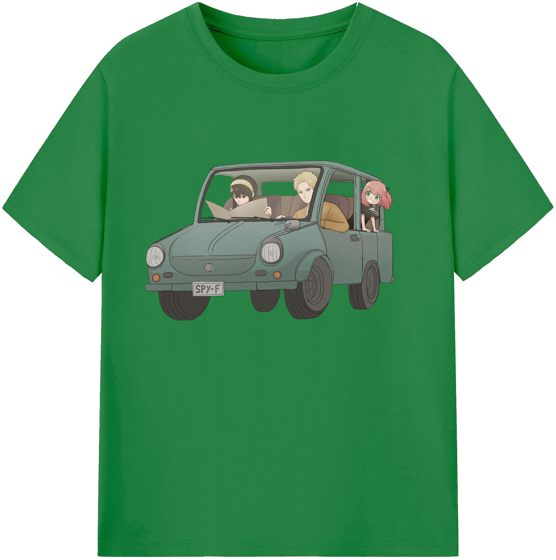 （画像用） SPY×FAMILY间谍家家酒 綿100％ メンズ半袖Tシャツ｜肌触りやわらか＆通気性